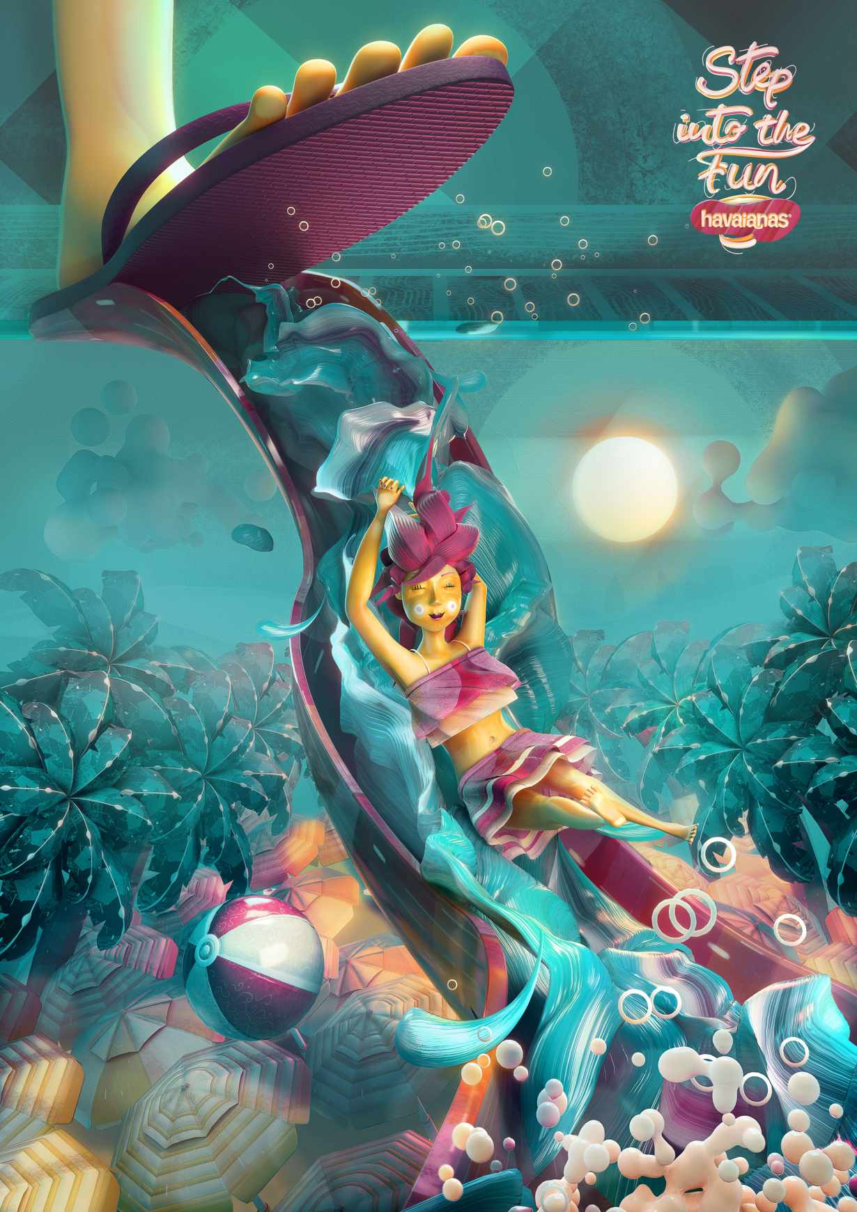 Havaianas Print Ad - Step into the Fun, 2