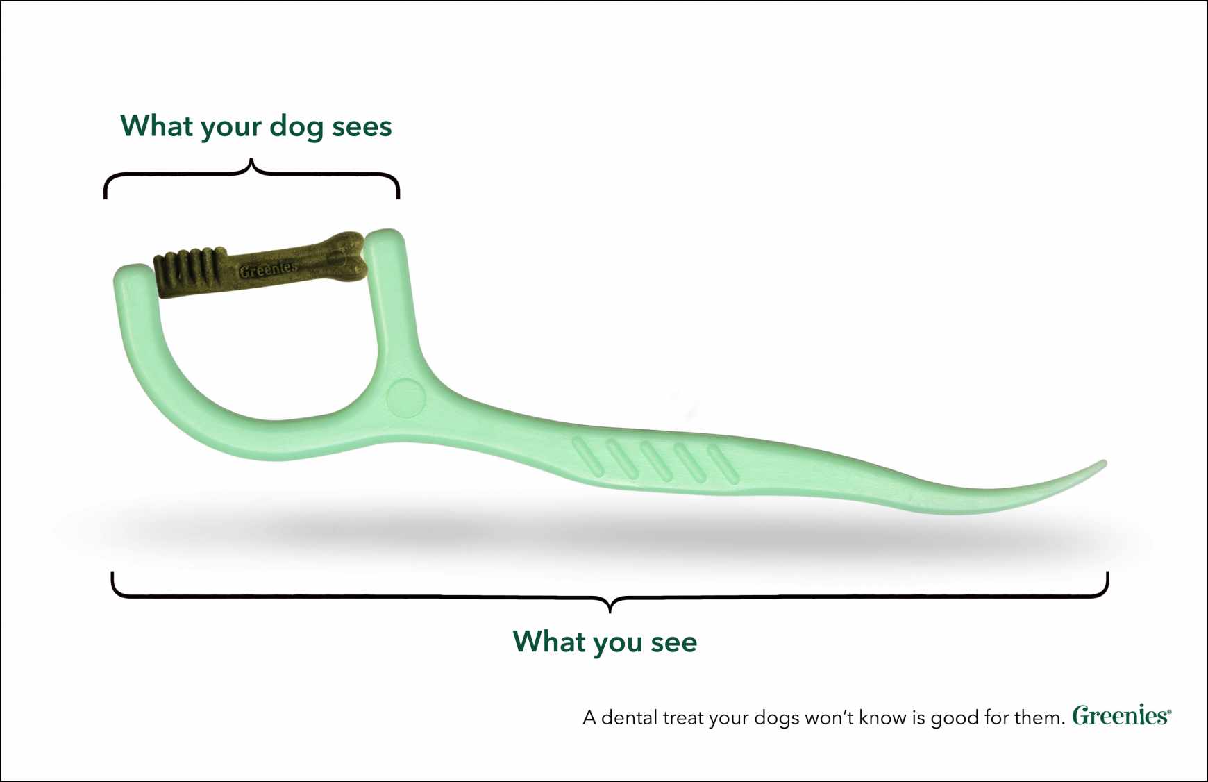 Greenies Print Ad - Toothpick