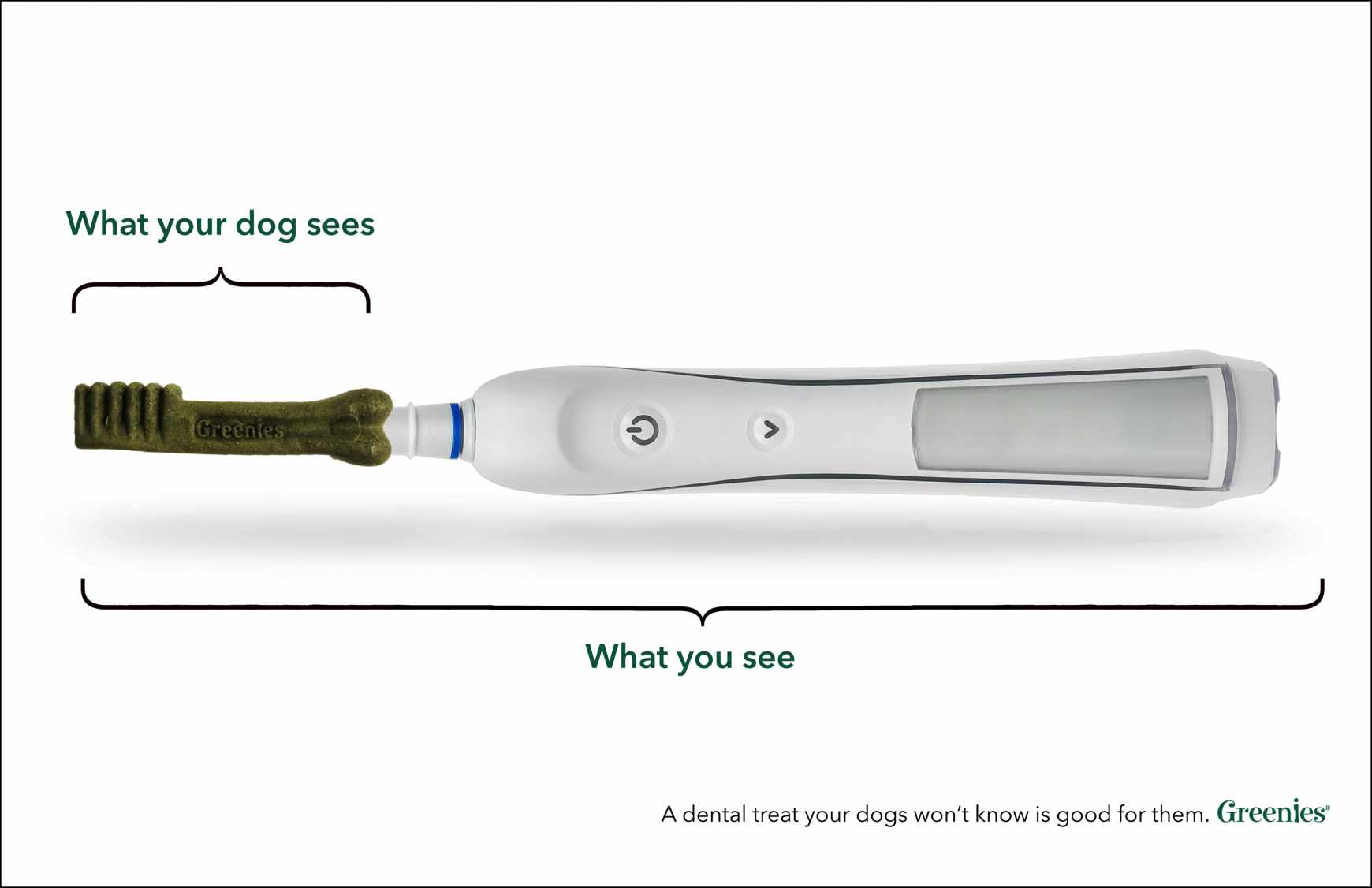 Greenies Print Ad - Toothbrush