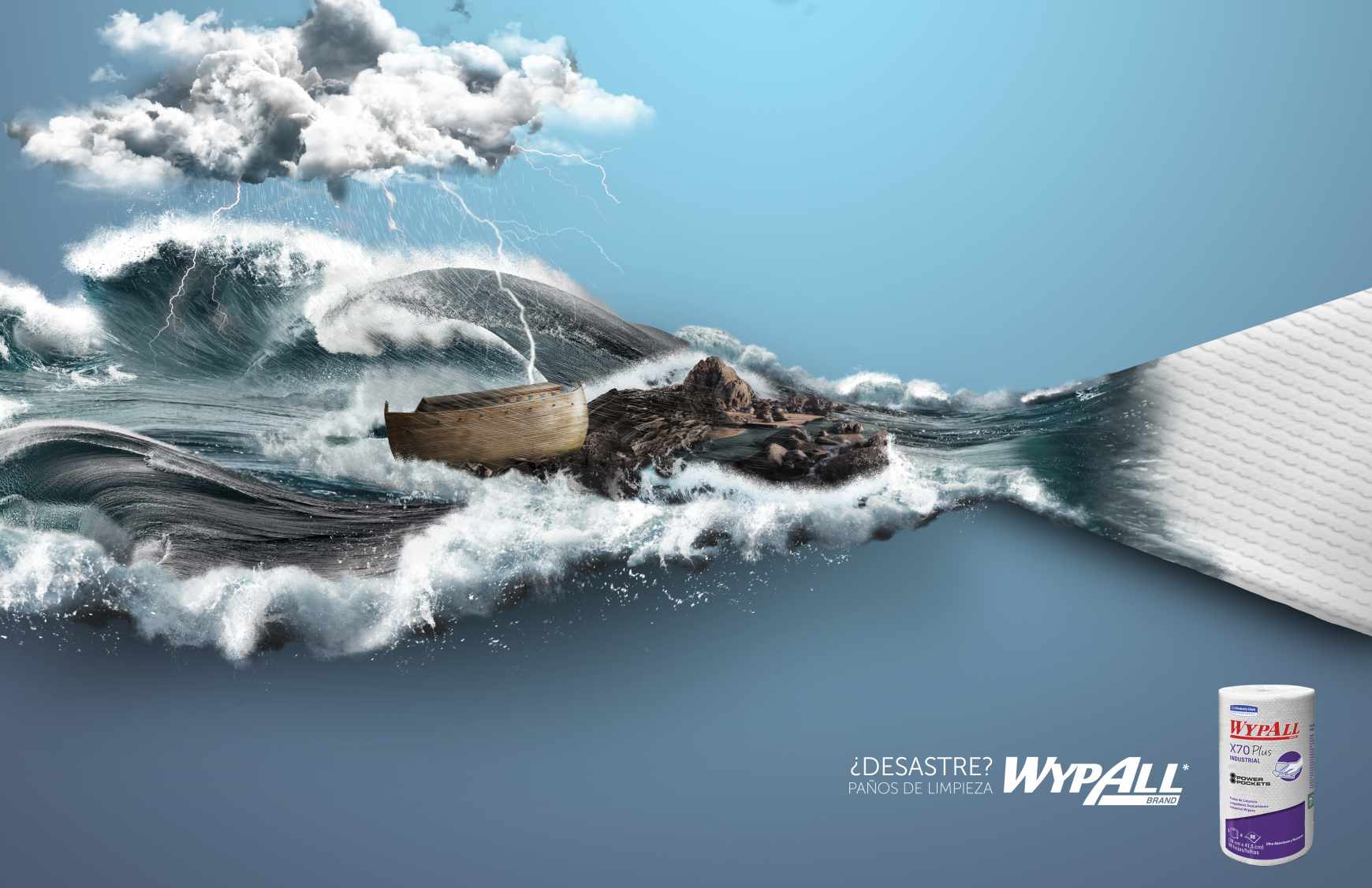 Kimberly-Clark Print Ad - Disaster