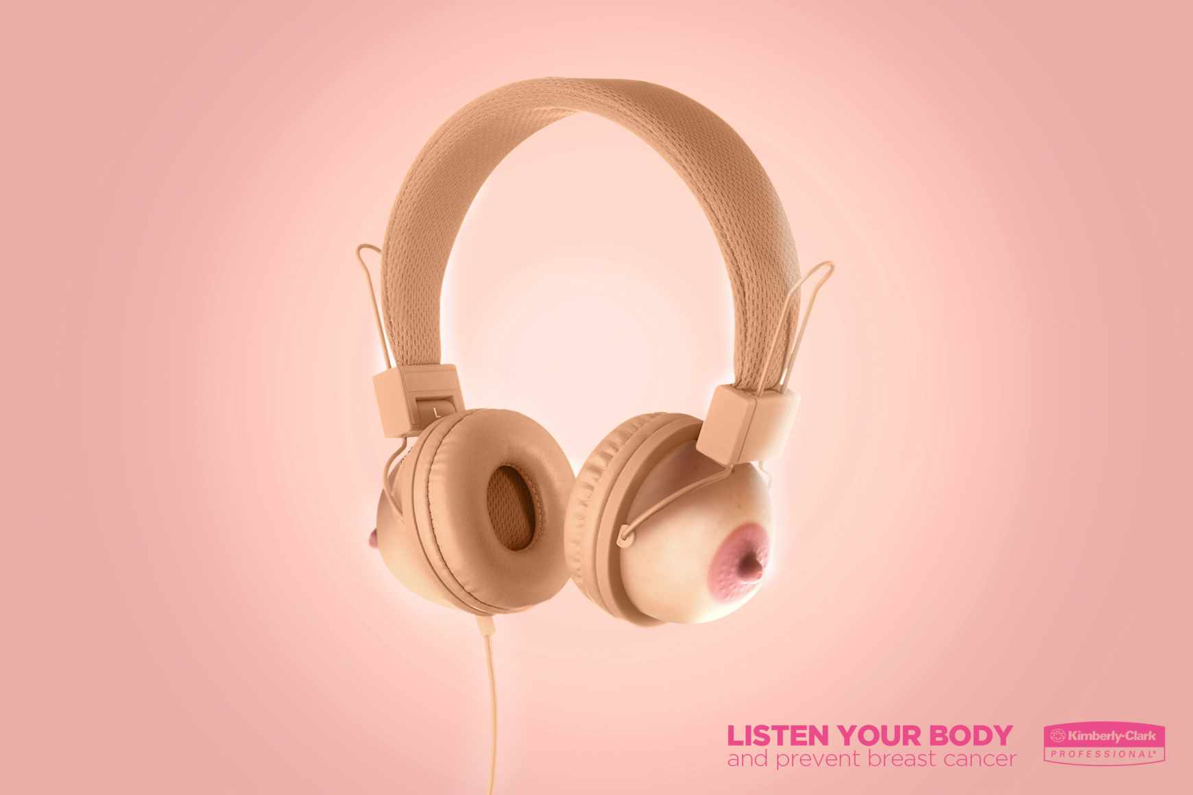 Kimberly-Clark Print Ad - Headphones 