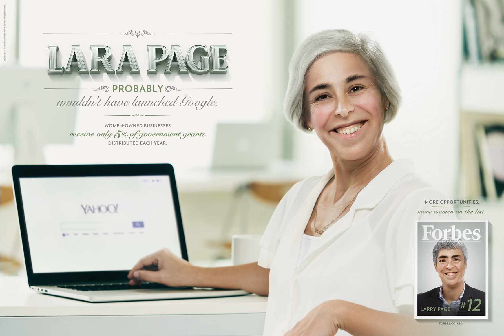 Forbes Print Ad - Lara Page
