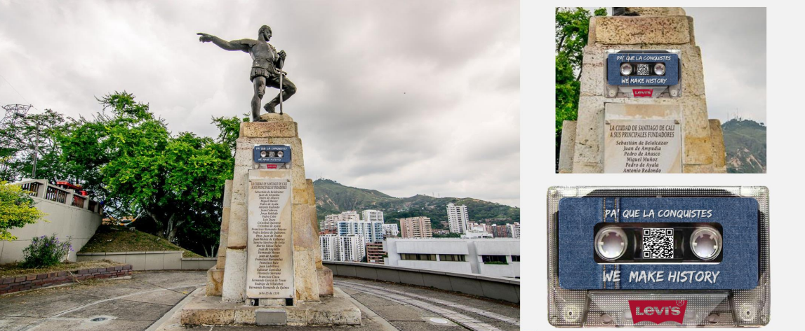 Levi's Ambient Ad - We Make History