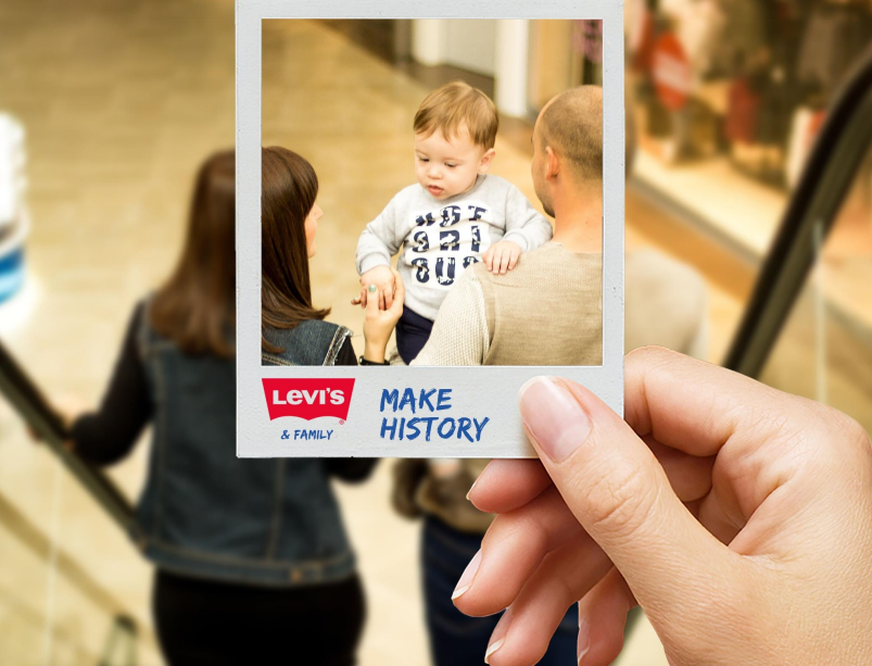 Levi's Ambient Ad - We Make History