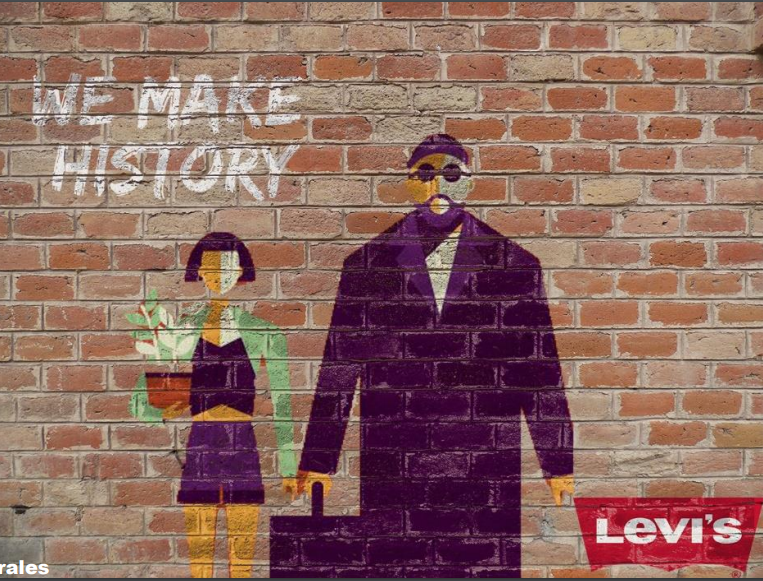 Levi's Ambient Ad - We Make History