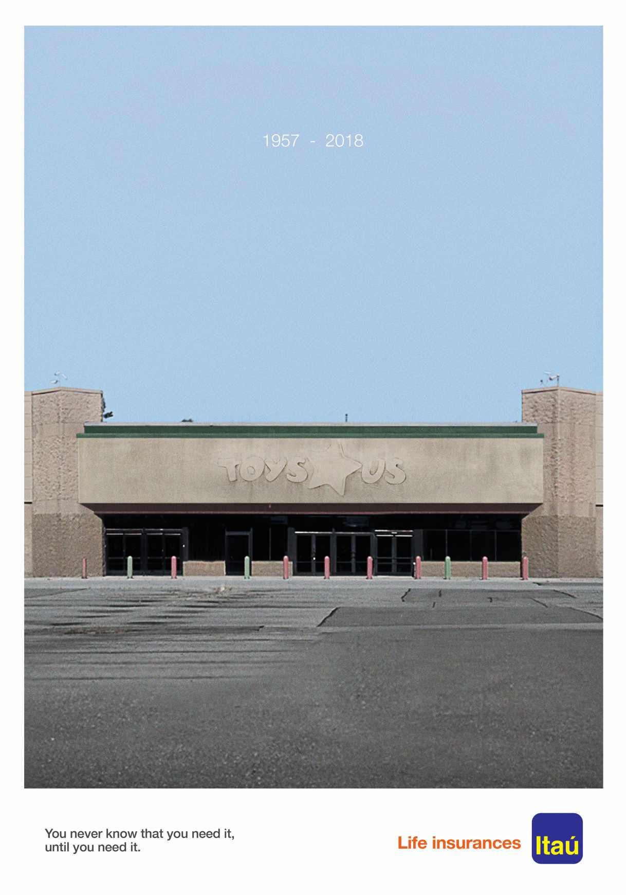 Itau Print Ad - Life Insurances - Toys "R" Us