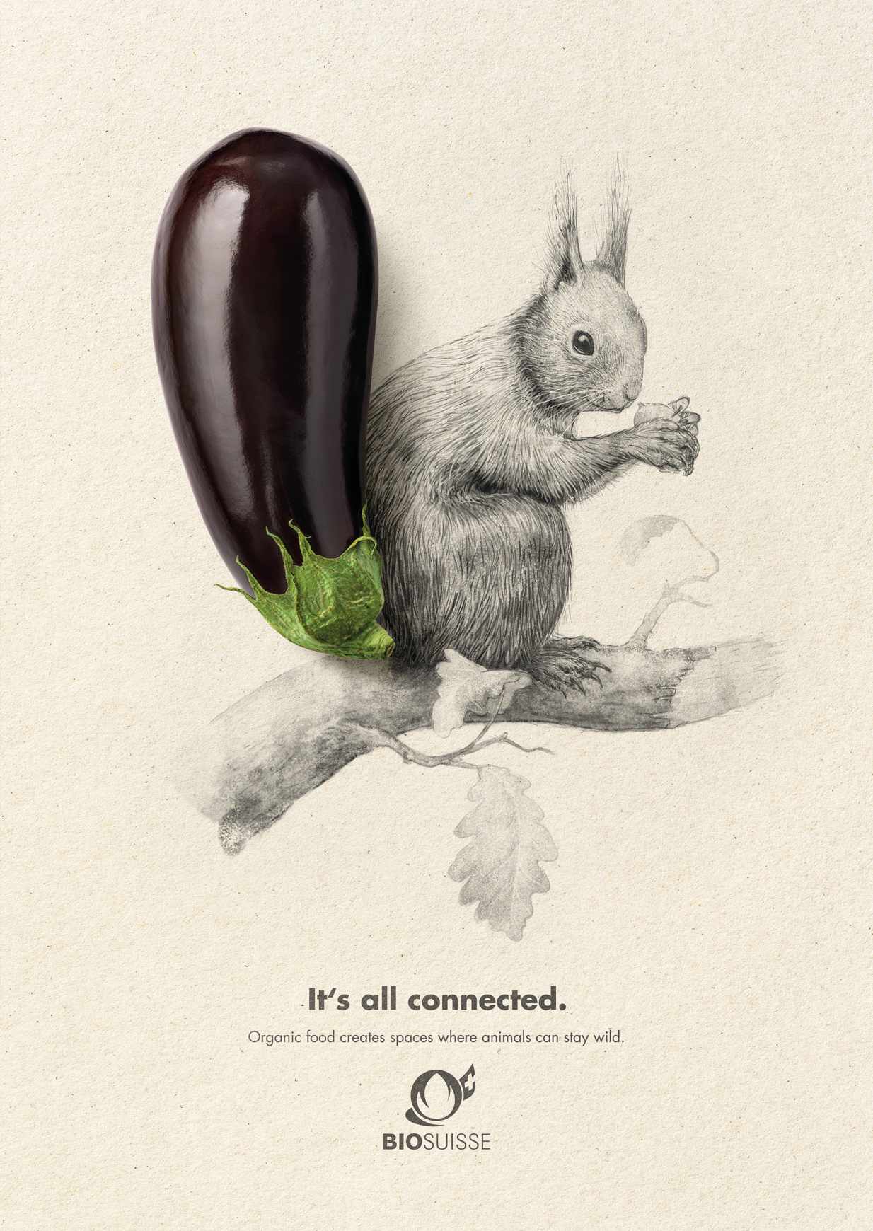 Bio Suisse Print Ad - It's All Connected, 2