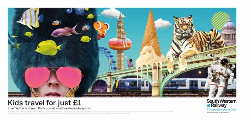South Western Railway Print Ad - Live Big, 2