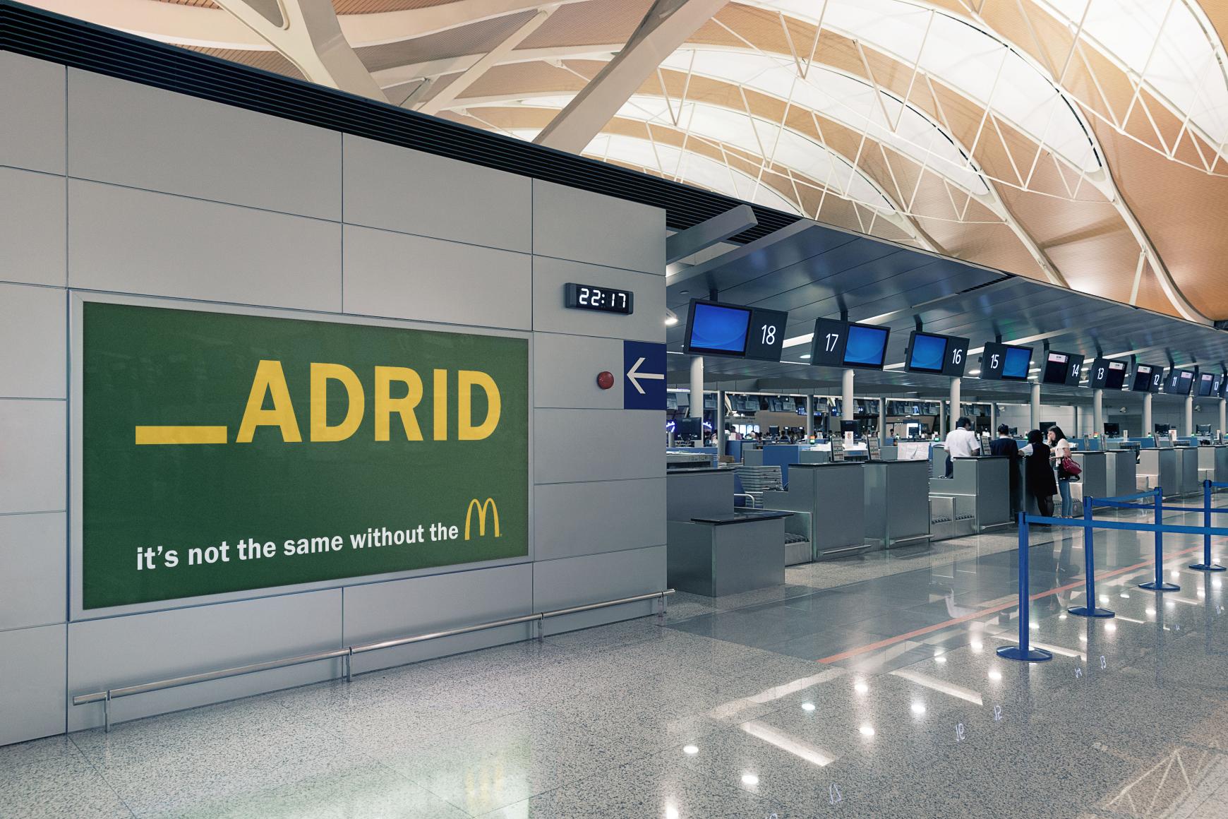McDonald's Outdoor Ad - "M"