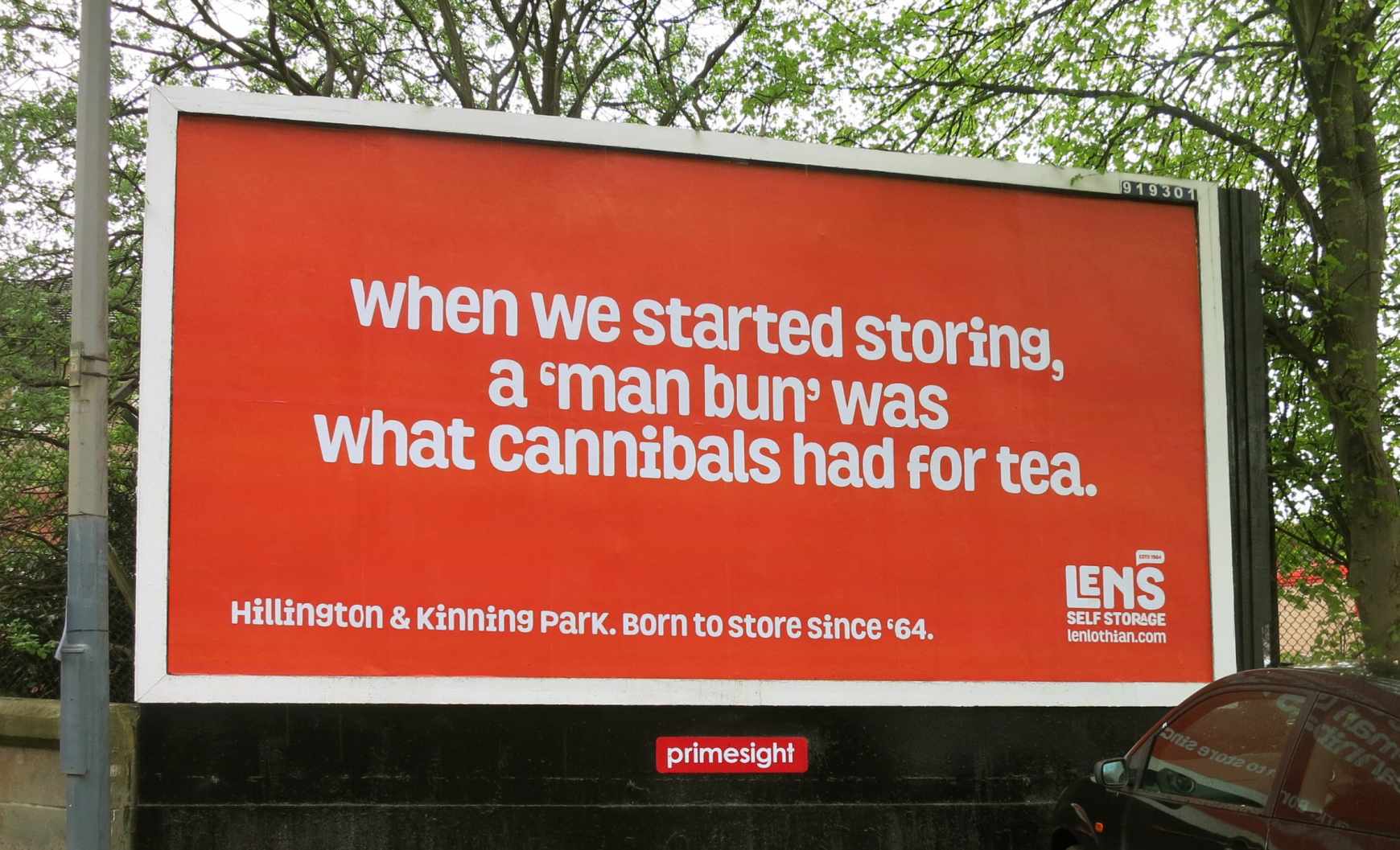 Len’s Self Storage Outdoor Ad - Born To Store Since ‘64, 3