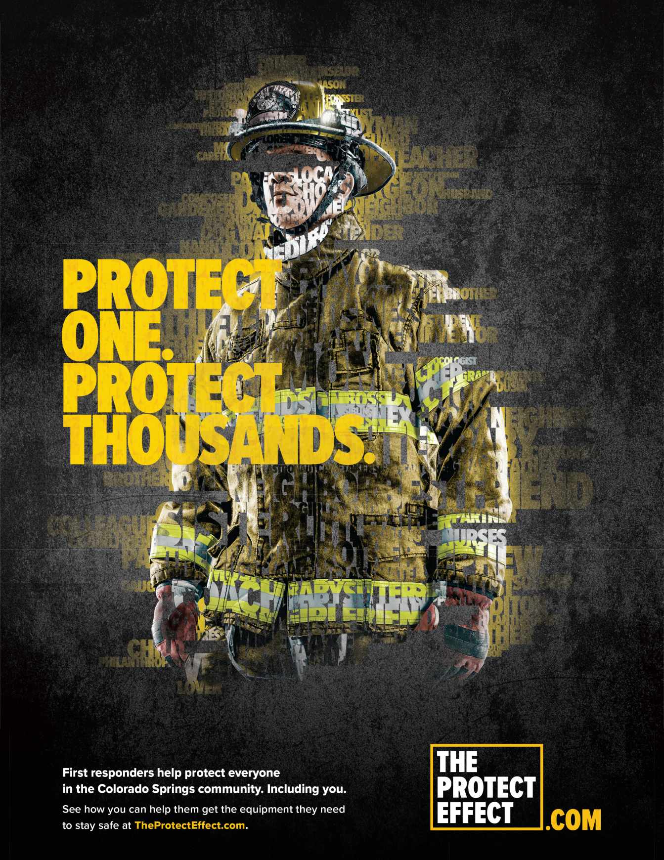 First Responders’ Foundations Print Ad - The Protect Effect, 1 