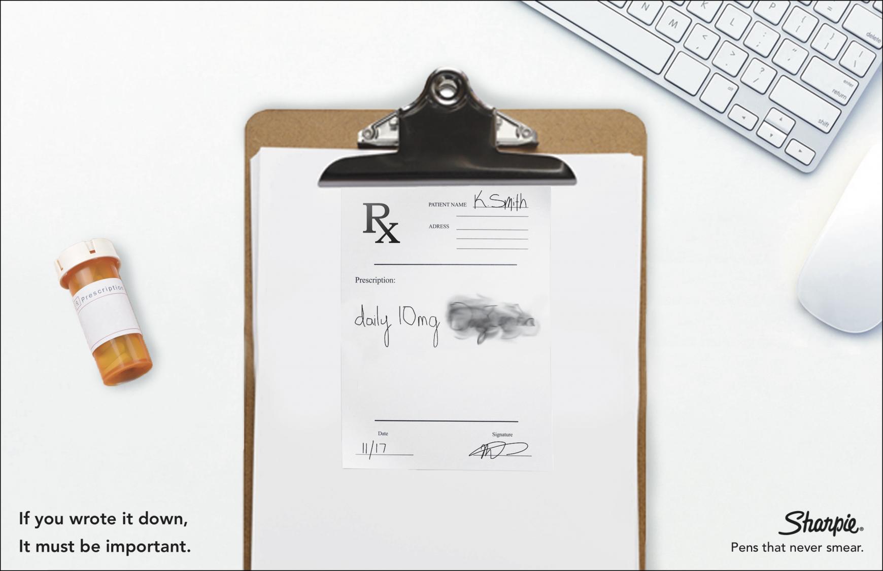 Sharpie Print Ad - Rx Note 