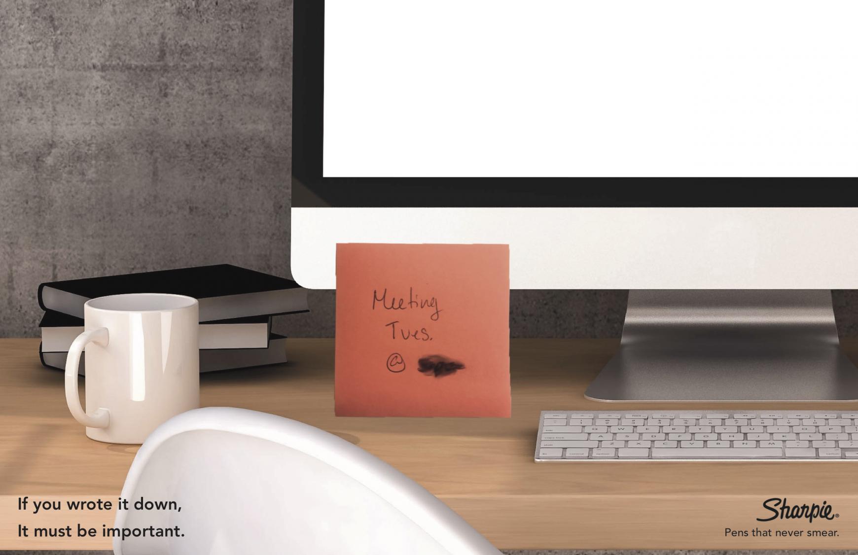 Sharpie Print Ad - Meeting Reminder 