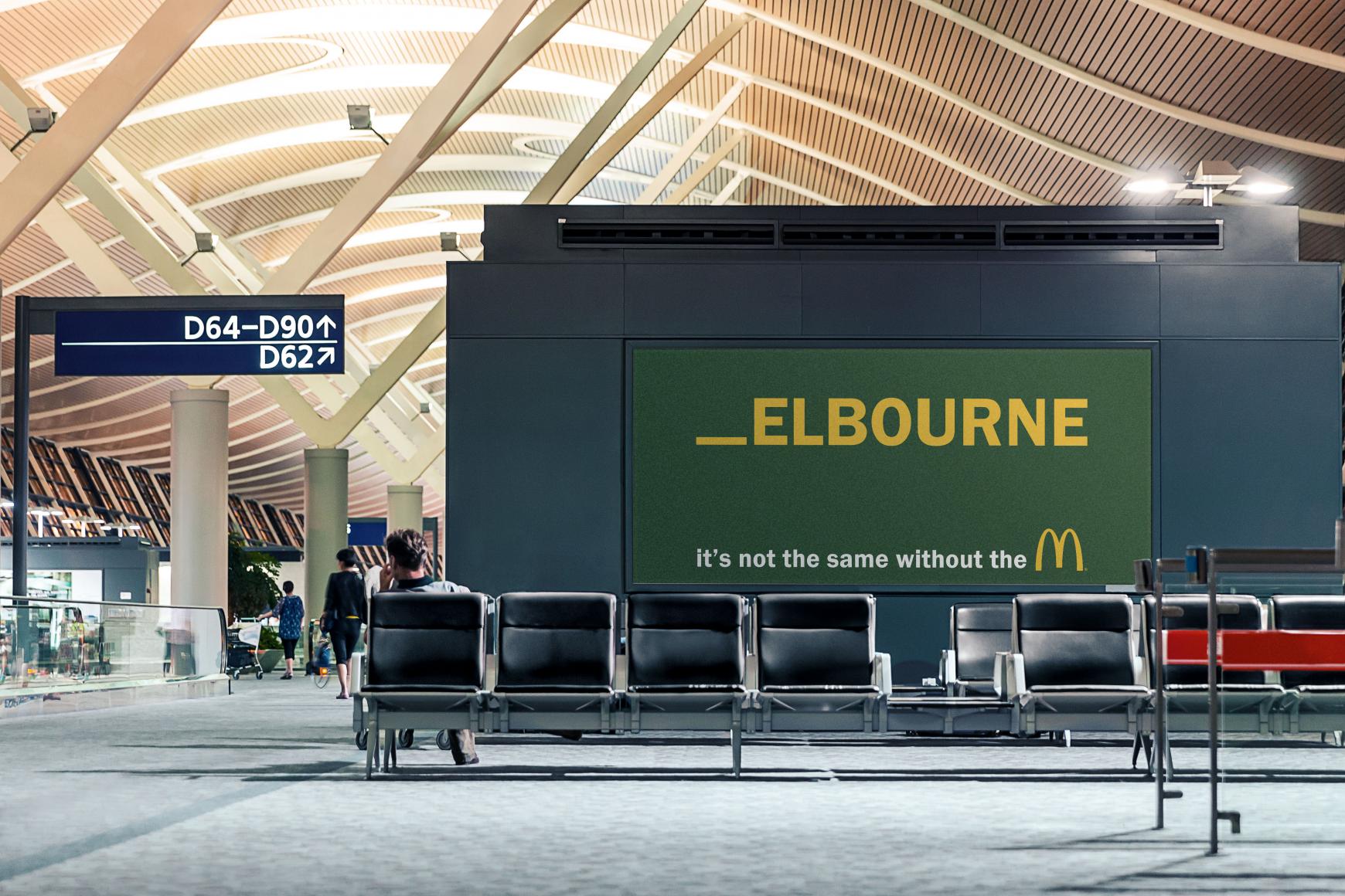 McDonald's Outdoor Ad - "M"