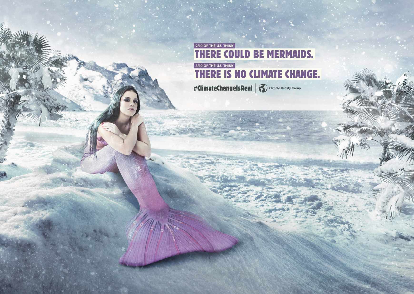 Climate Reality Group Print Ad - Santa
