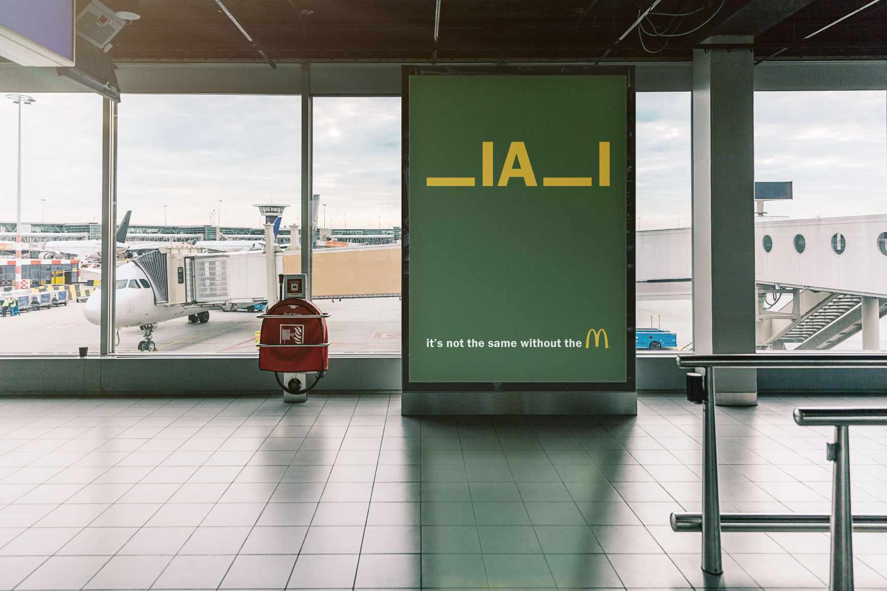 McDonald's Outdoor Ad - "M"