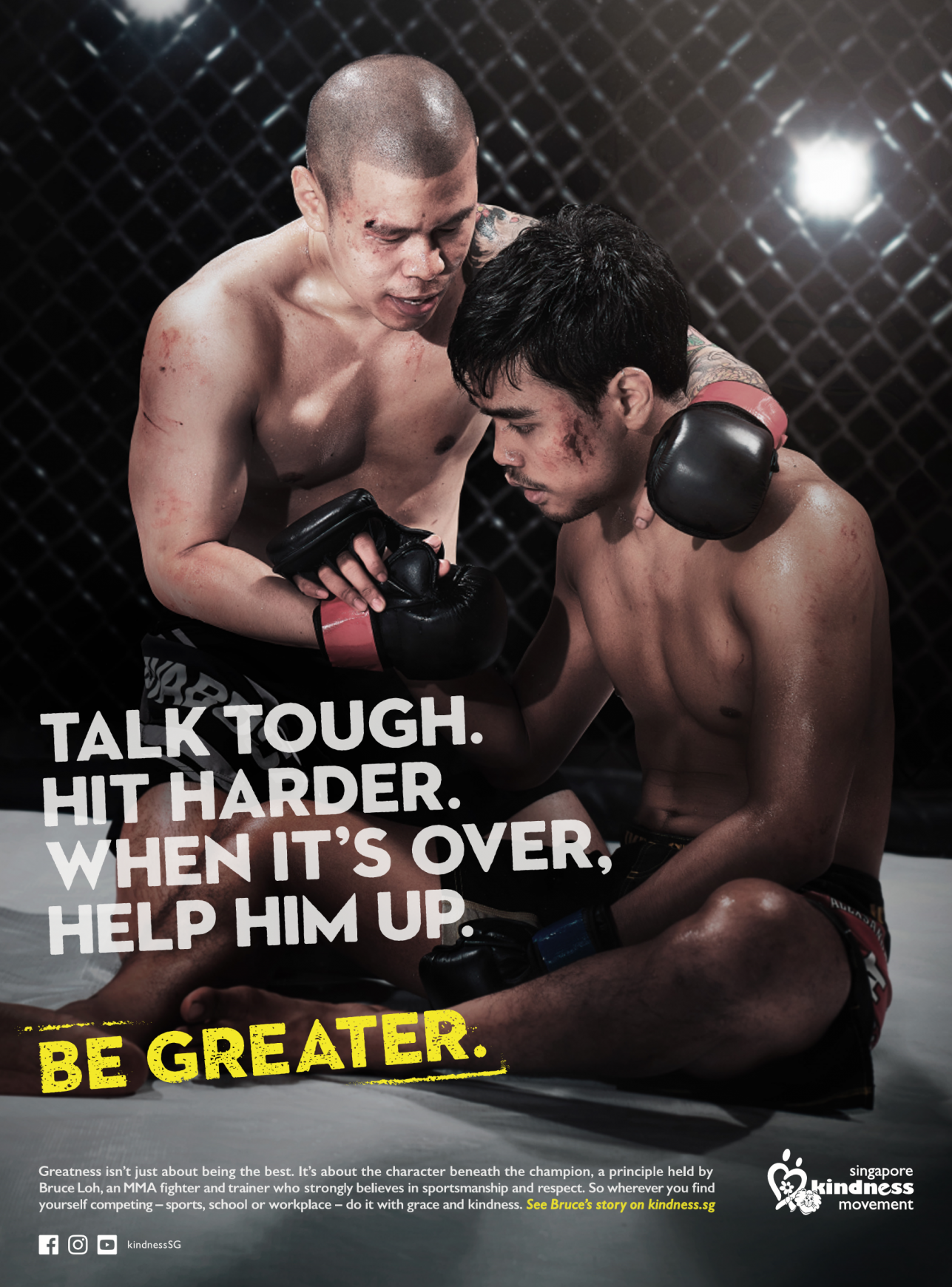 Singapore Kindness Movement Print Ad - Be Greater, 4