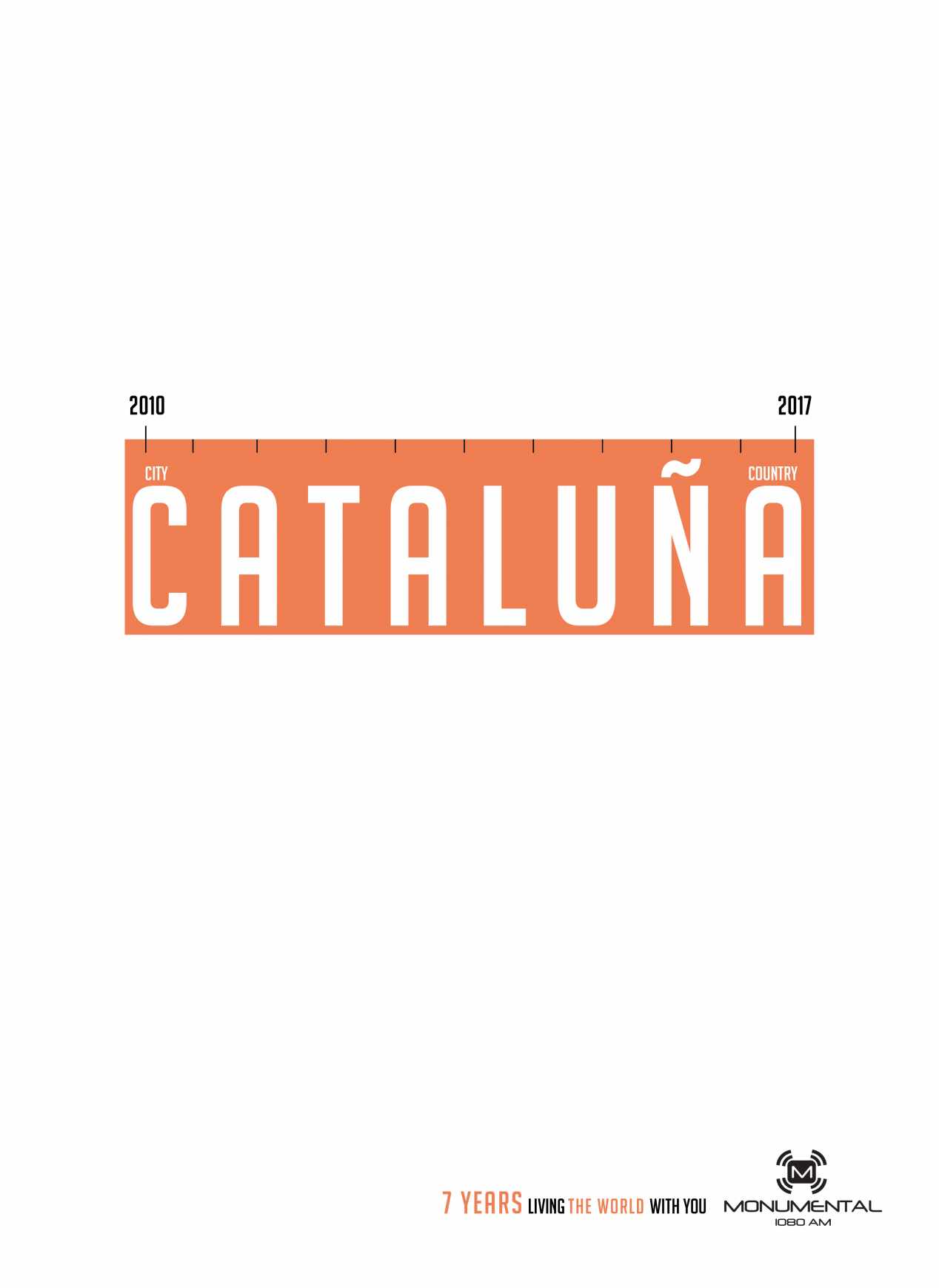 Monumental Print Ad - Monumental 7th Anniversary - Cataluña