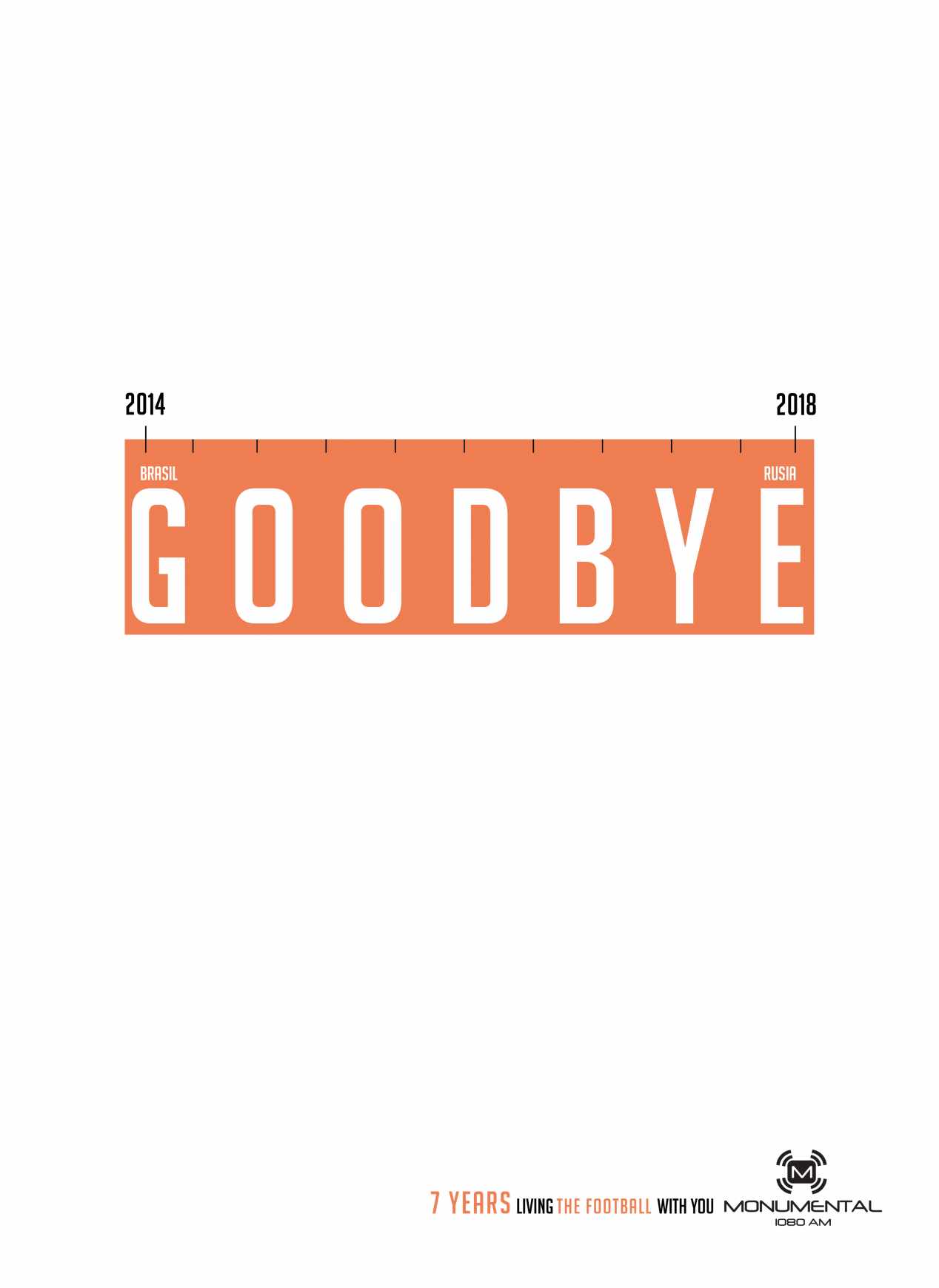 Monumental Print Ad - Monumental 7th Anniversary - Goodbye 