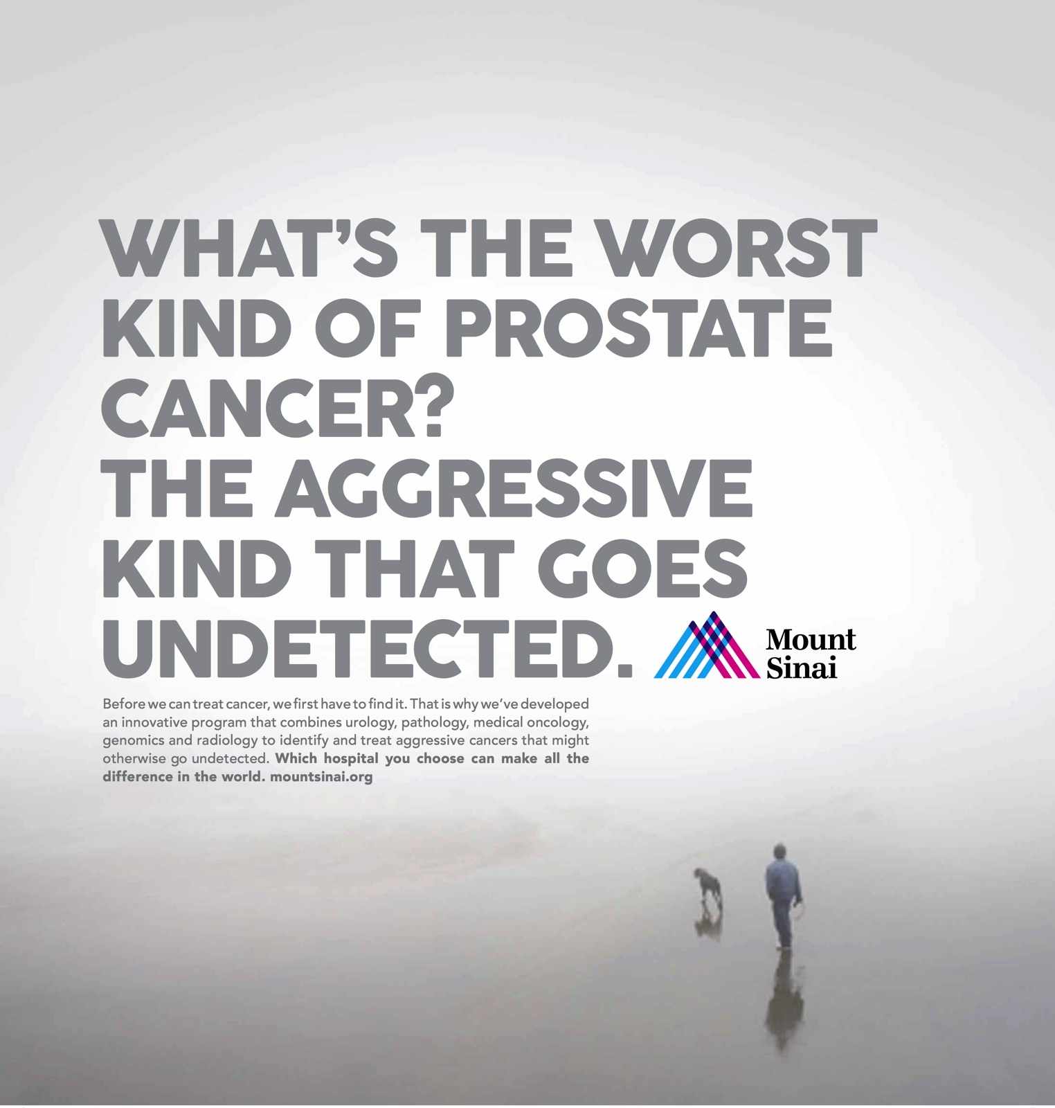 Mount Sinai Print Ad - Undetected