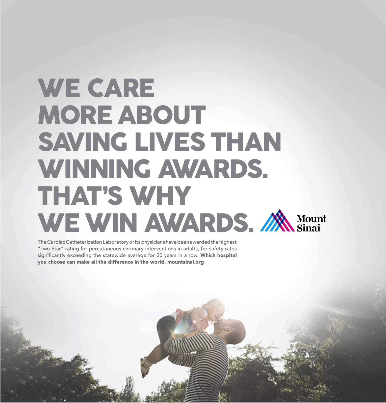 Mount Sinai Print Ad - Winning Awards
