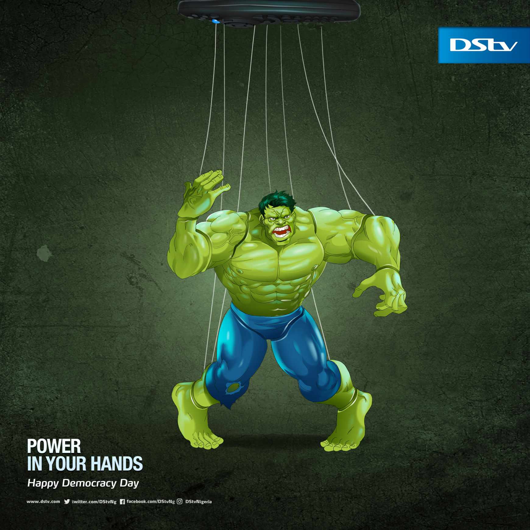 DStv Print Ad - Power in Your Hands