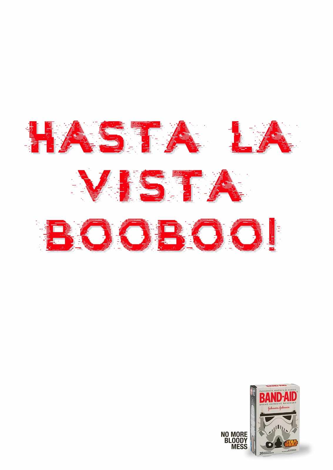 Band Aid Print Ad - No More Bloody Mess, 2 