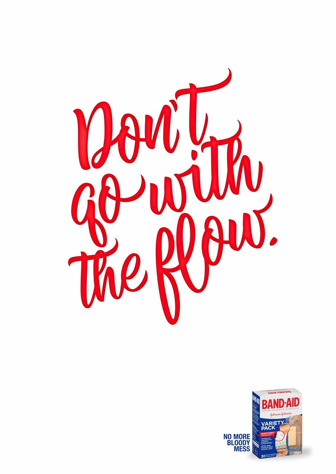 Band Aid Print Ad - No More Bloody Mess, 3 