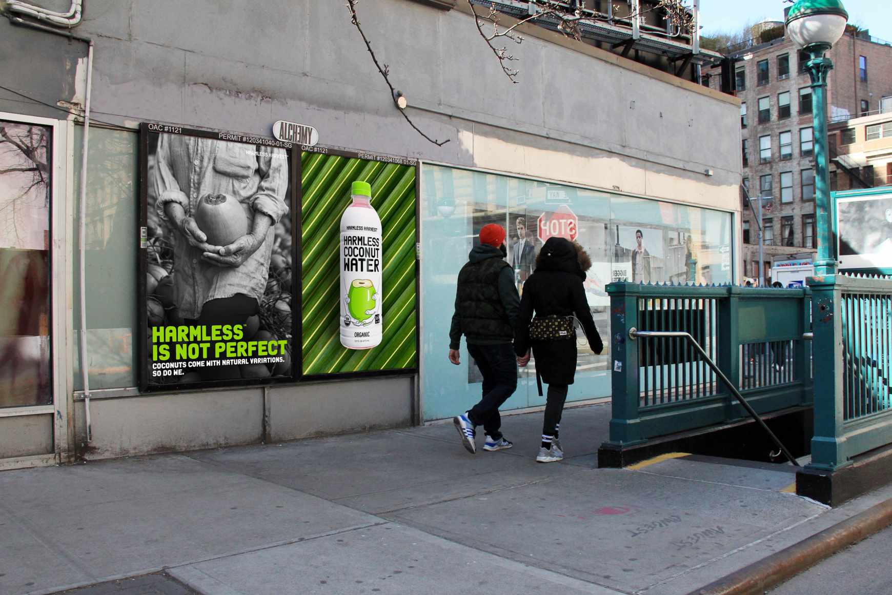 Harmless Harvest Coconut Water Outdoor Ad - Harmless Is