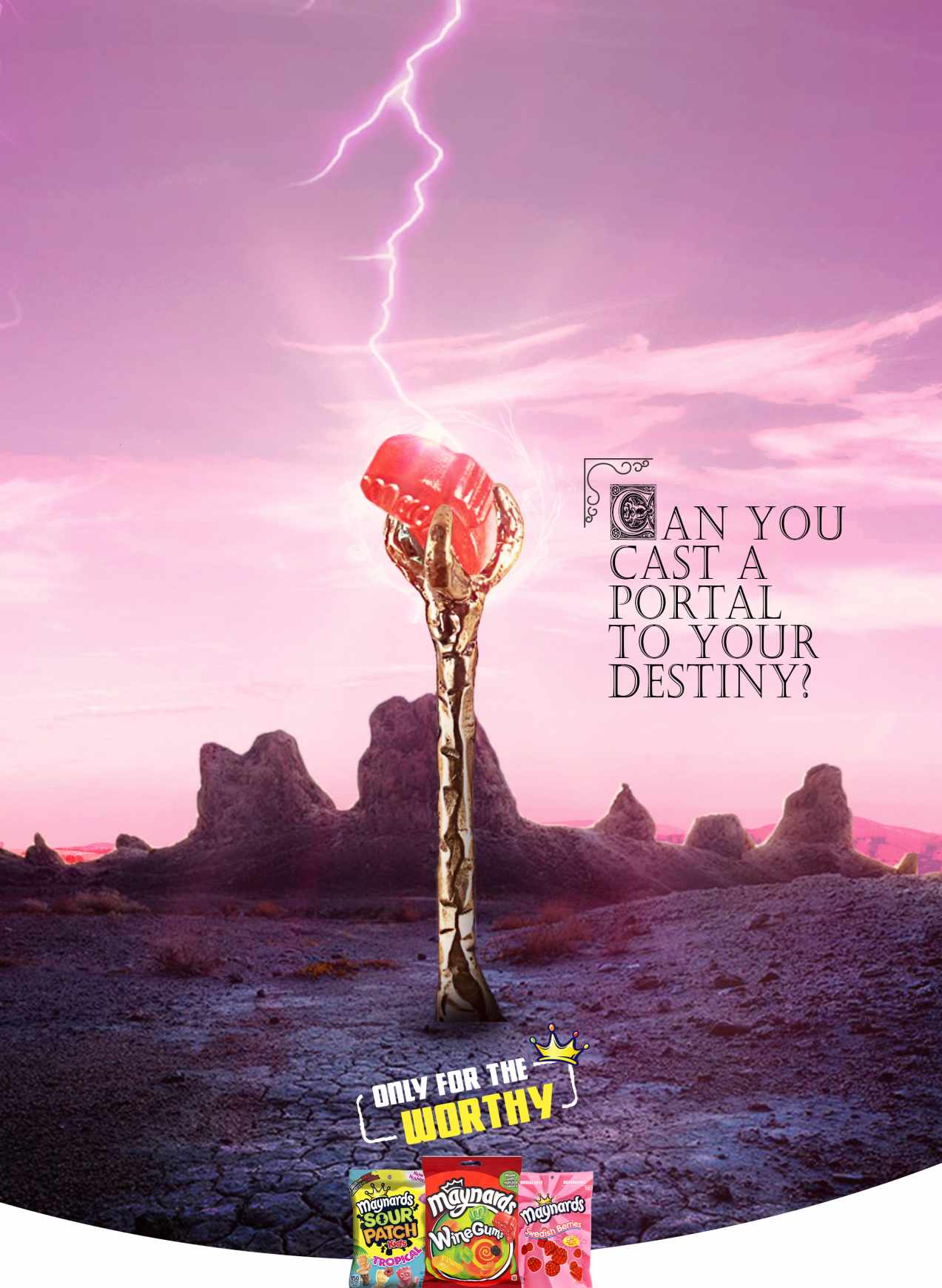 Maynards Print Ad - Spellcaster