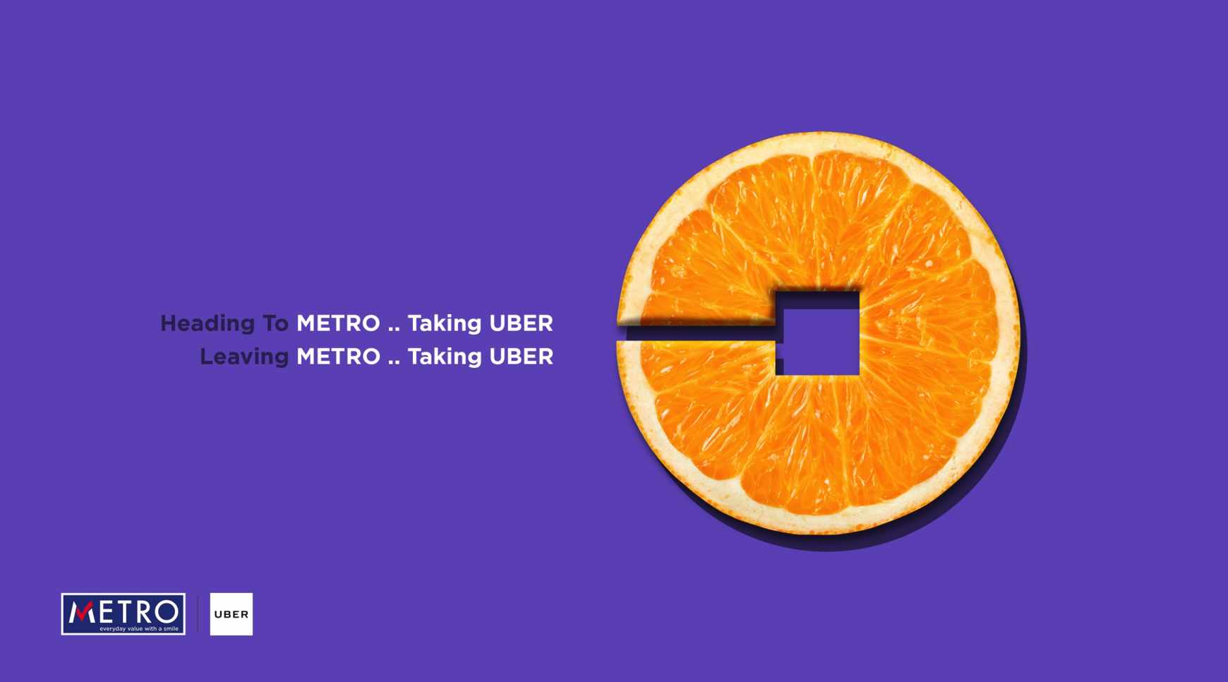 Metro Print Ad - Orange 