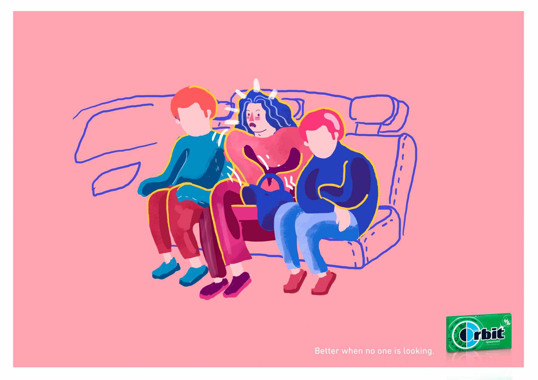 Orbit Print Ad - Better when no one is looking
