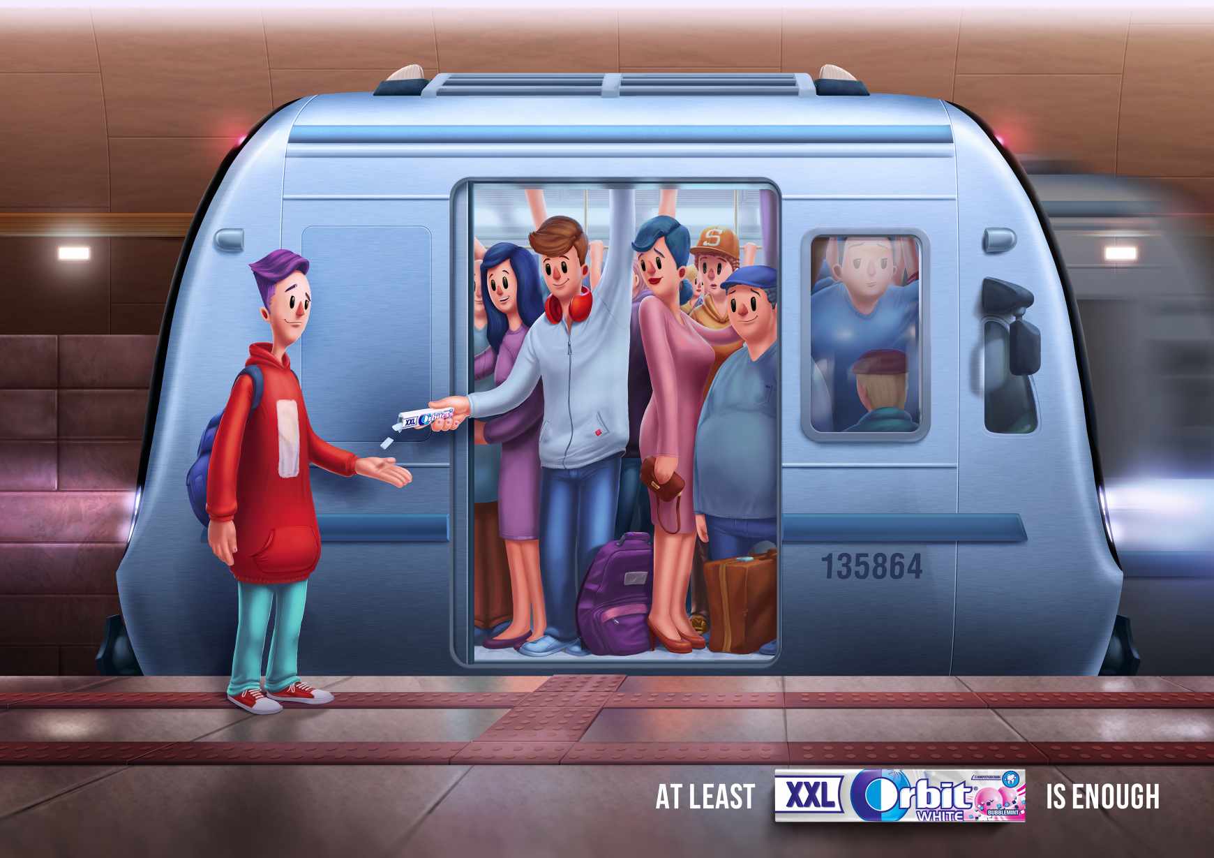 Orbit Print Ad - Orbit XXL