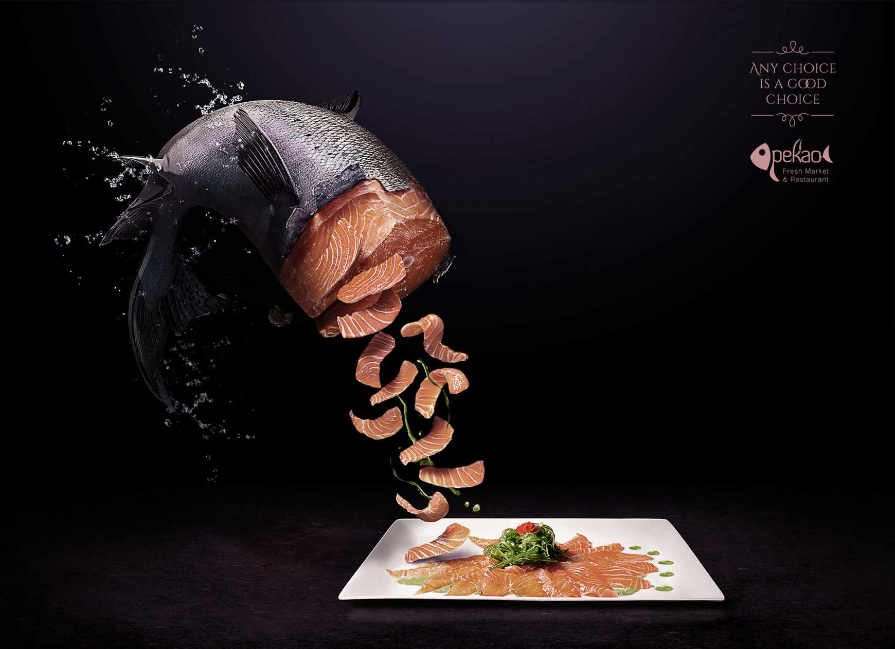 Pekao Fresh Market &amp; Restaurant Print Ad - Fresh Choice, 1 