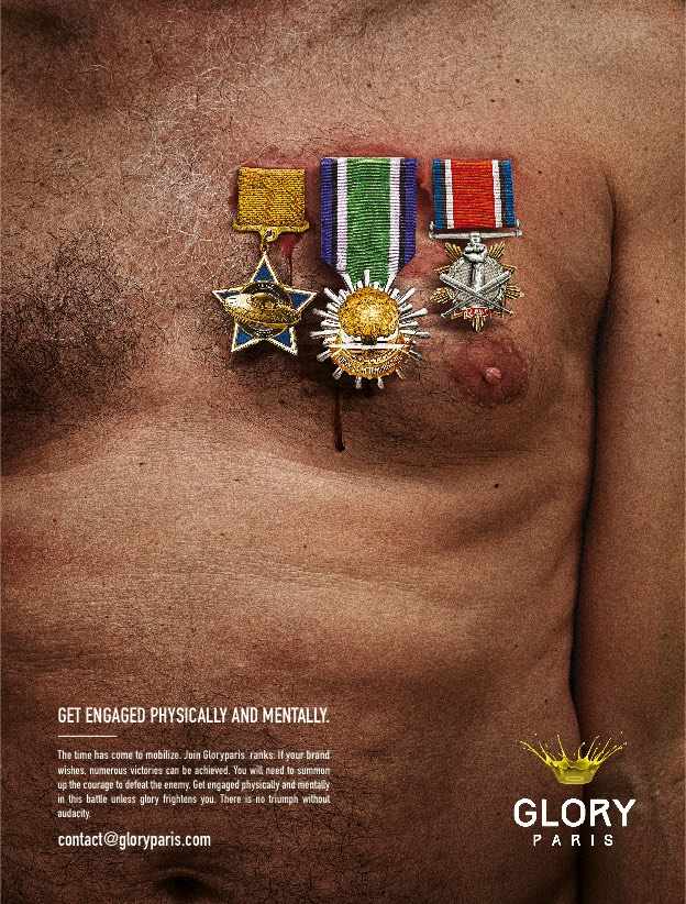 Glory Paris Print Ad - Get Engaged Physically and Mentally