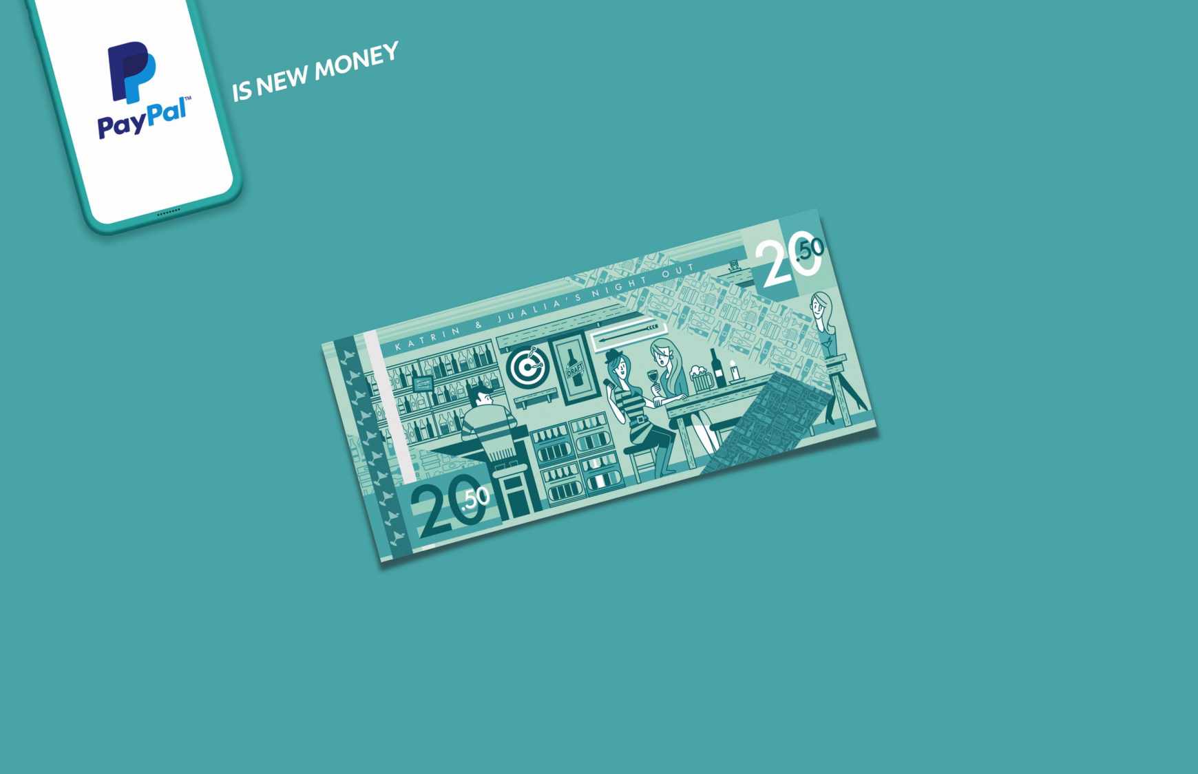 PayPal Print Ad - PayPal is New Money, 3