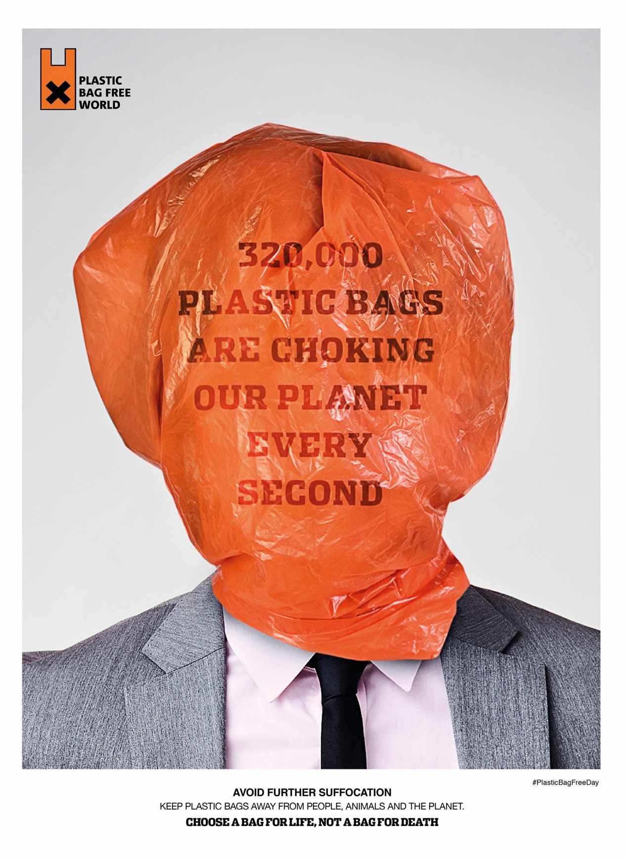 Advertisement by One Black Bear, United Kingdom Plastic Bag Free World Print Ad - Second