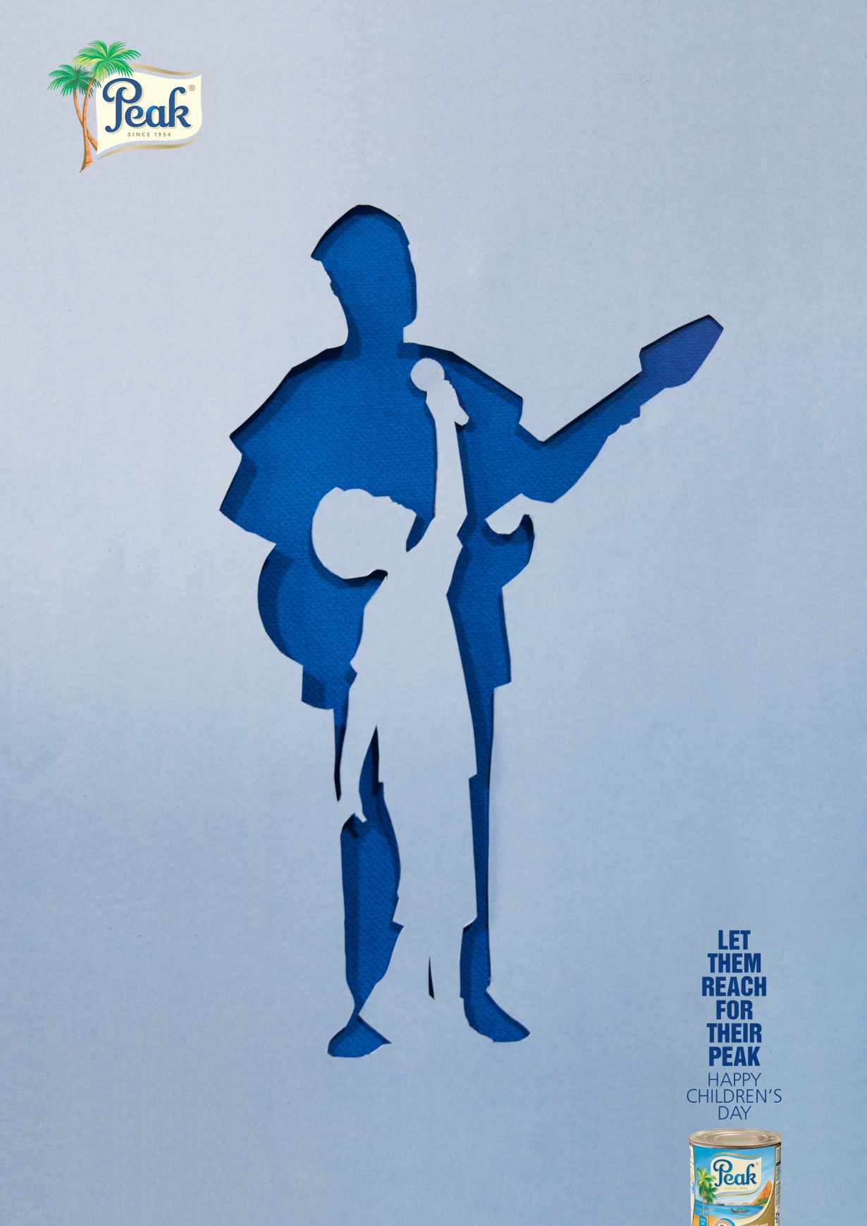 Peak Milk Print Ad - Musician 