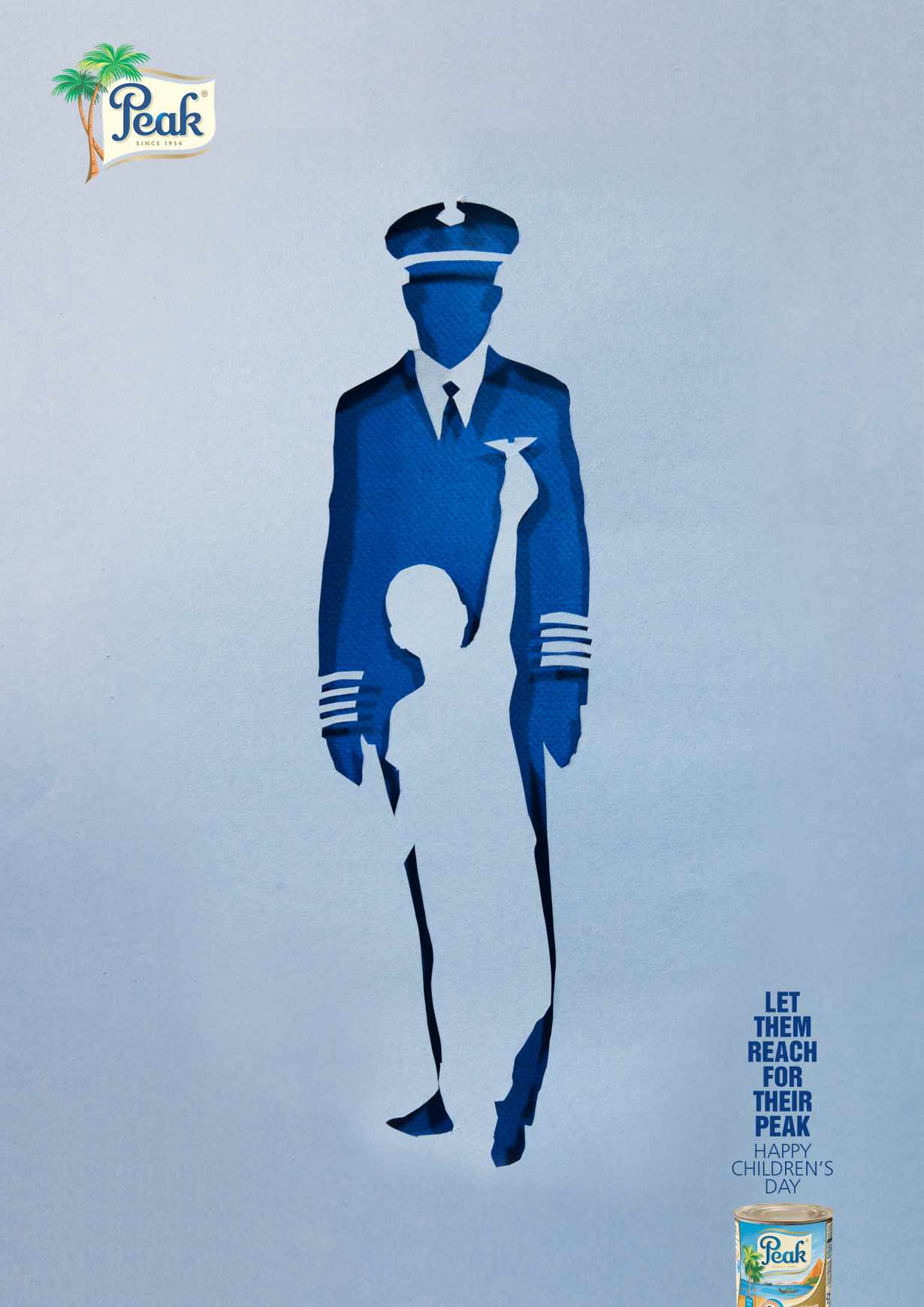 Peak Milk Print Ad - Pilot