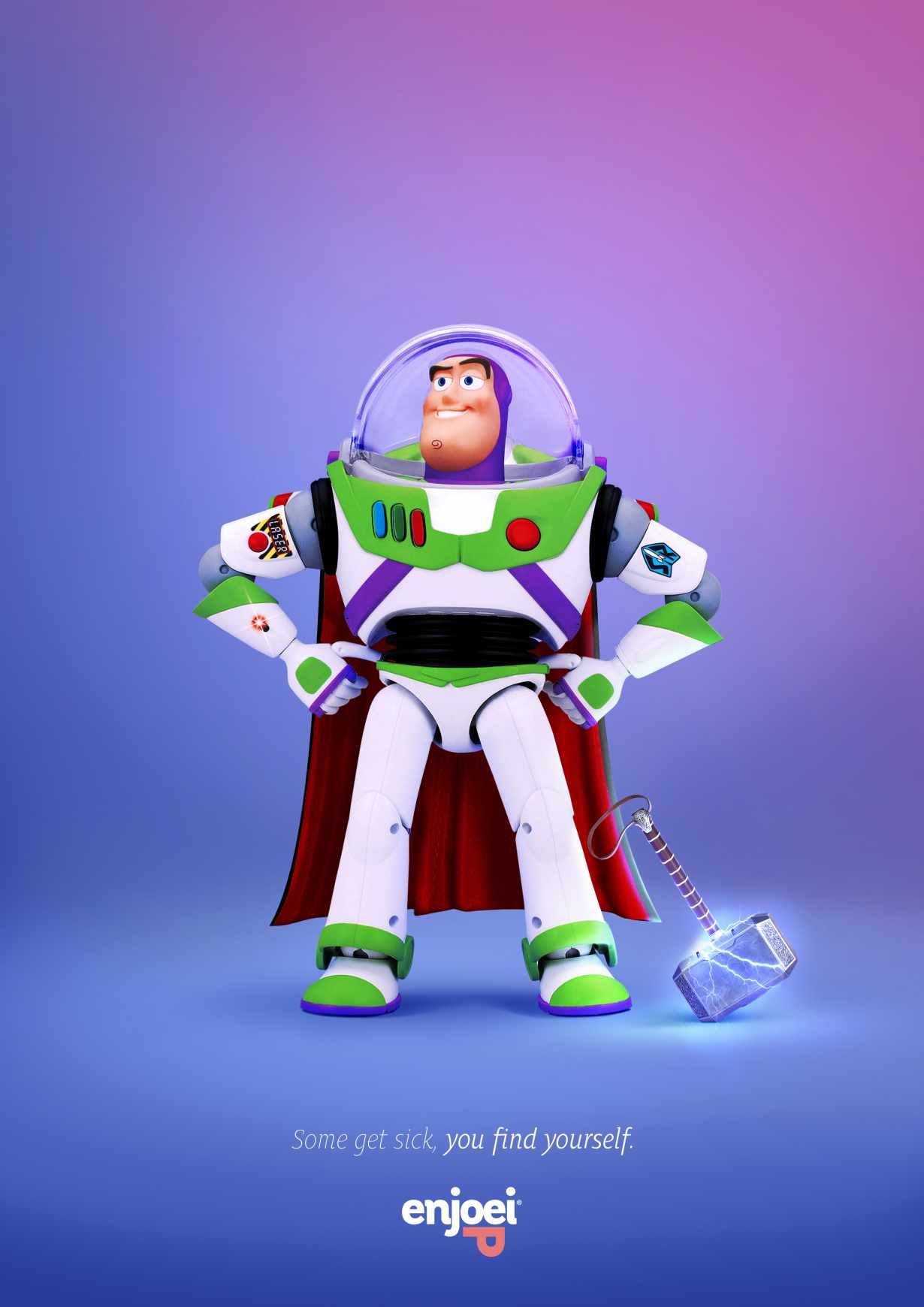 Enjoei Print Ad - Buzz Lightyear 