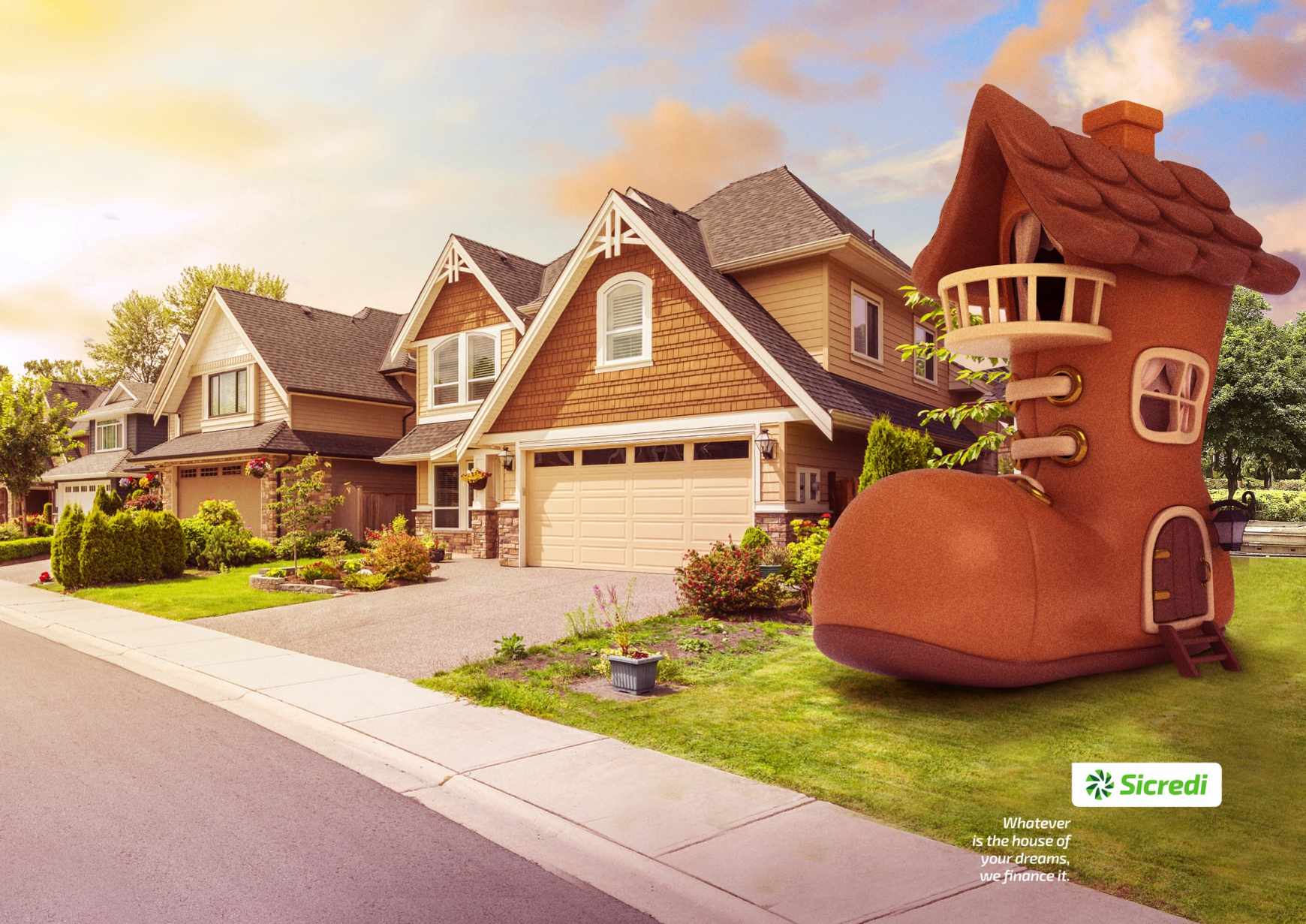 Sicredi Print Ad - Shoe