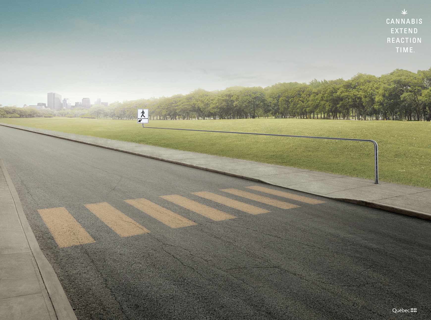 SAAQ Print Ad - Pedestrian