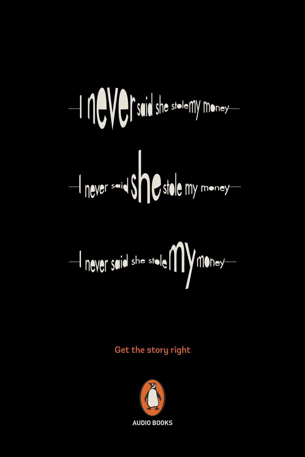 Penguin Print Ad - Get the Story Right, 1 