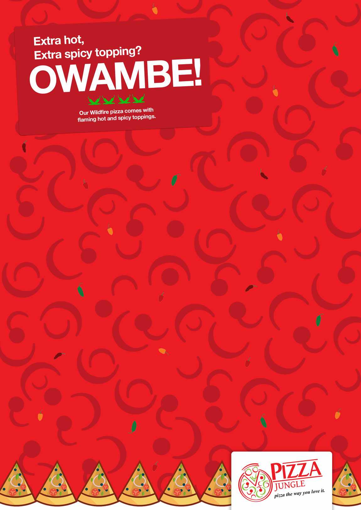 Pizza Jungle Print Ad - Owambe-Ankara, 1 