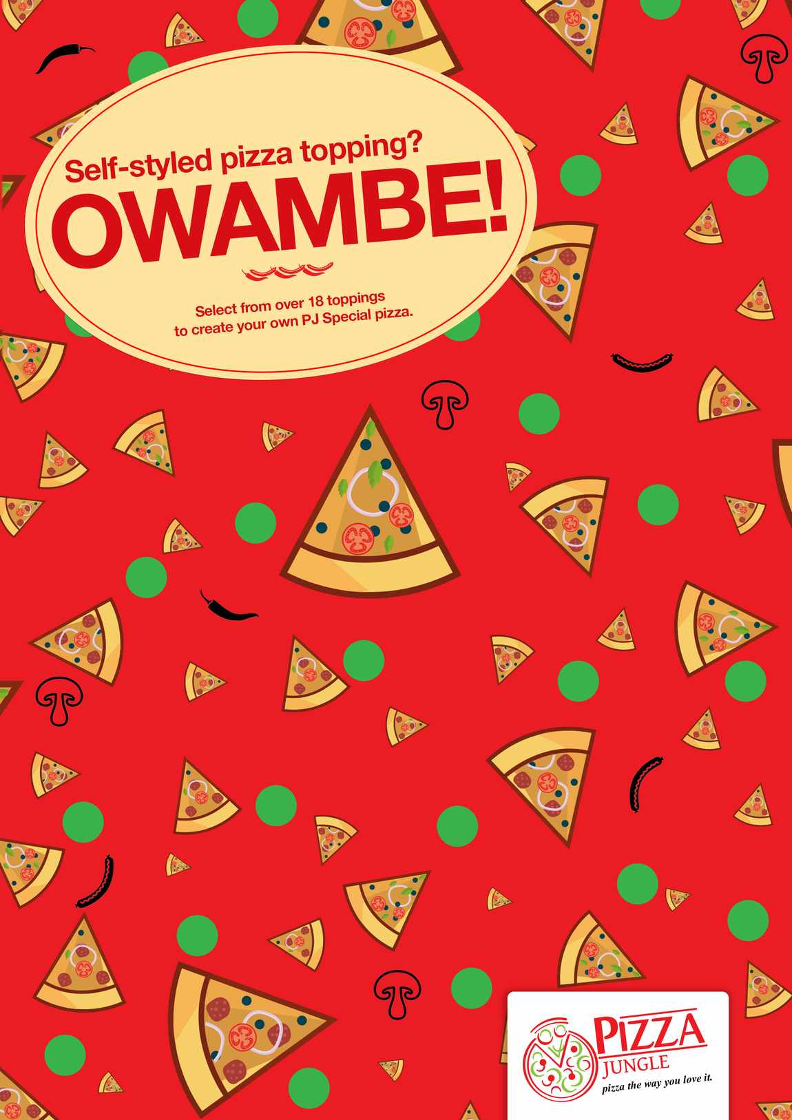 Pizza Jungle Print Ad - Owambe-Ankara, 2 
