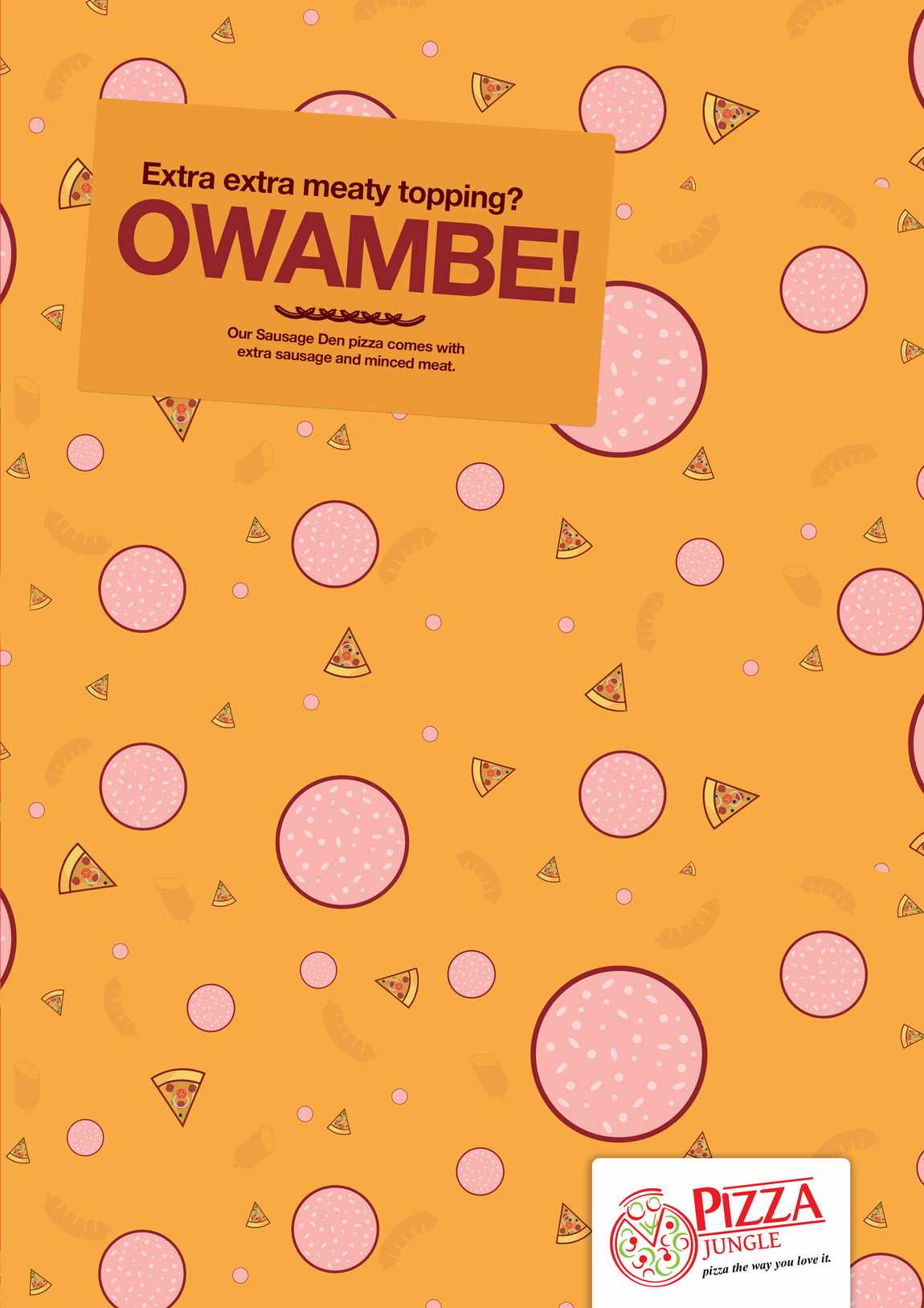 Pizza Jungle Print Ad - Owambe-Ankara, 3  