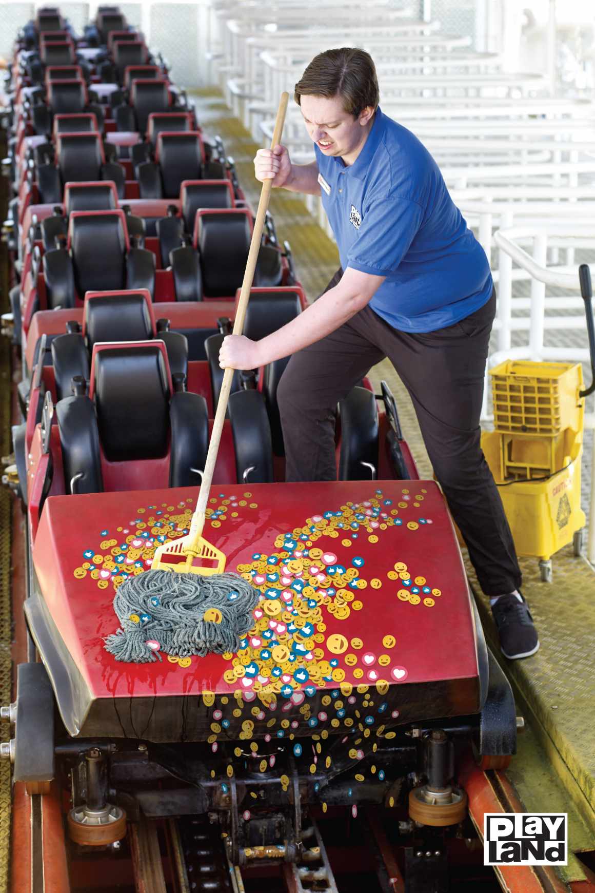 Playland Outdoor Ad - Too Much Fun - Janitor 