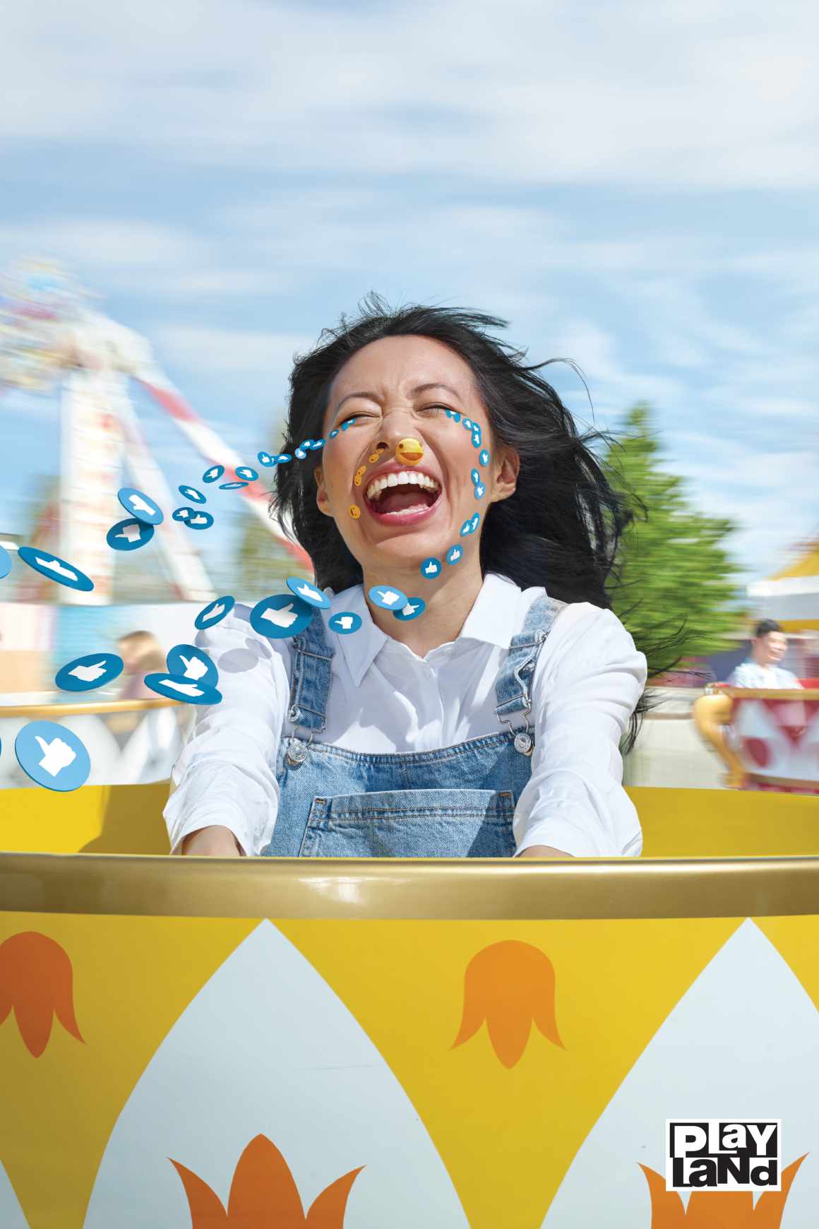 Playland Outdoor Ad - Too Much Fun - Teacups 