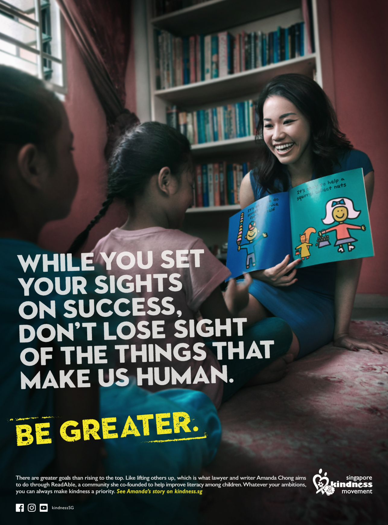 Singapore Kindness Movement Print Ad - Be Greater, 2