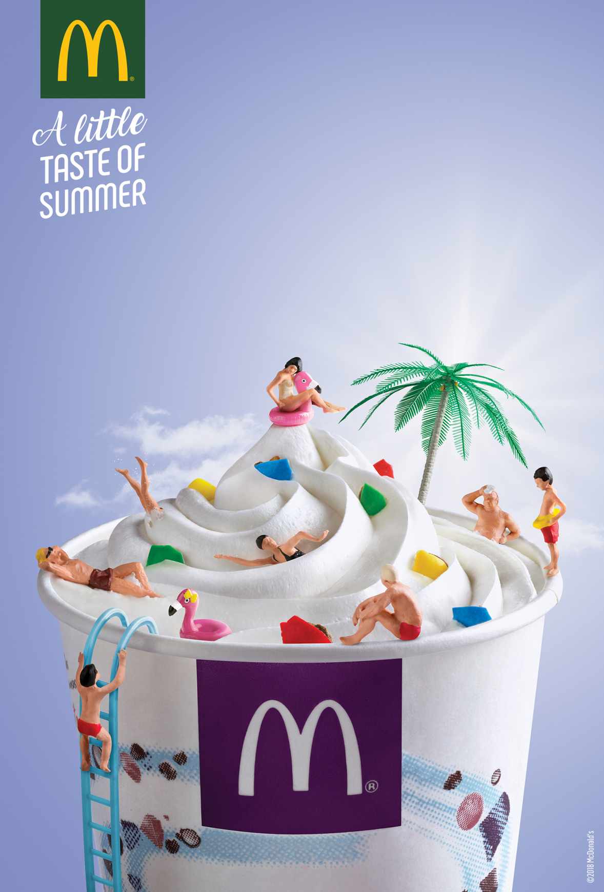 McDonald's Outdoor Ad - Pool